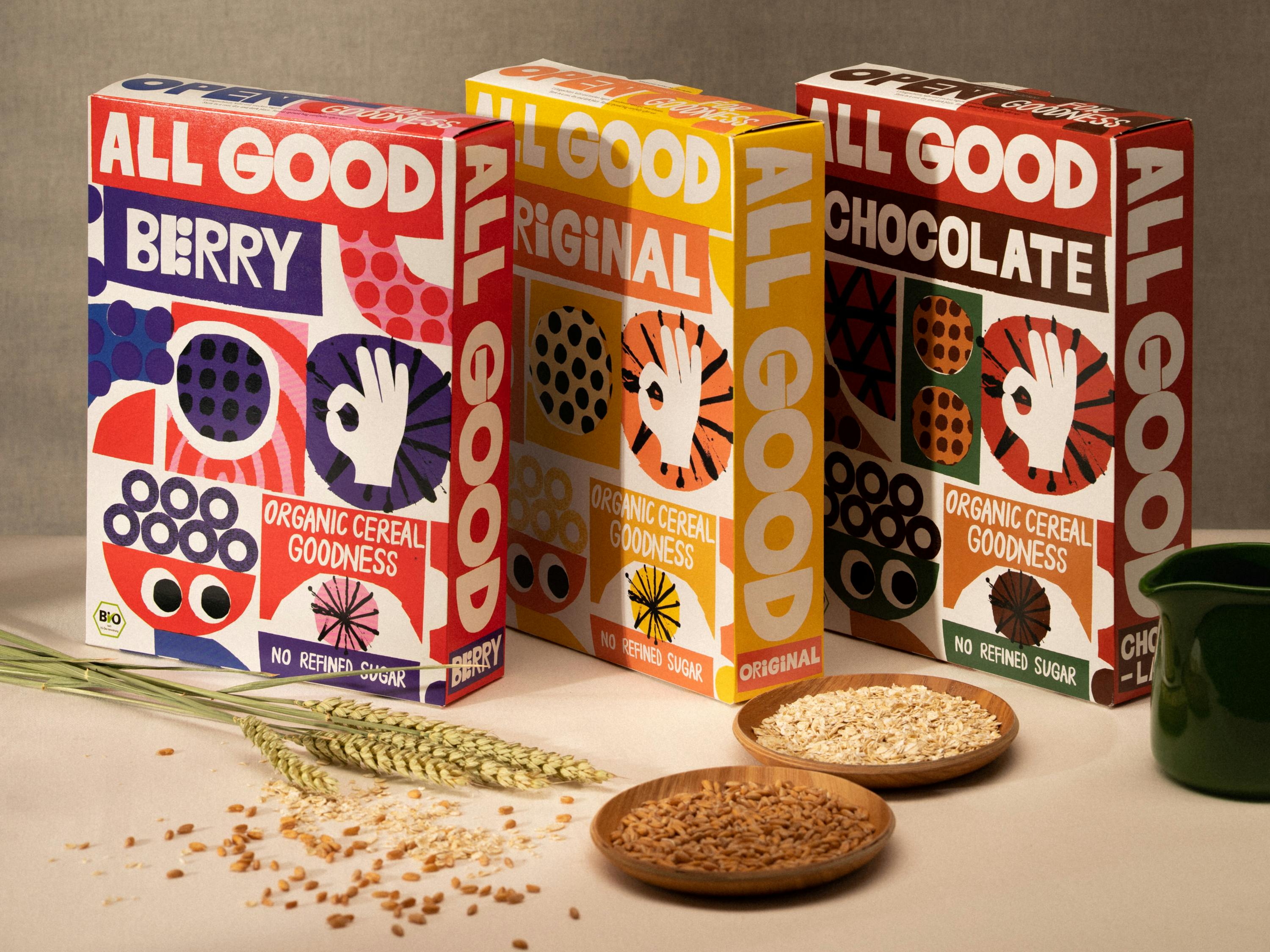 Takaisin lapsuuteen ALL GOOD Cereal -muroilla: rapeita aamiaissilmukoita ilman puhdistettua sokeria