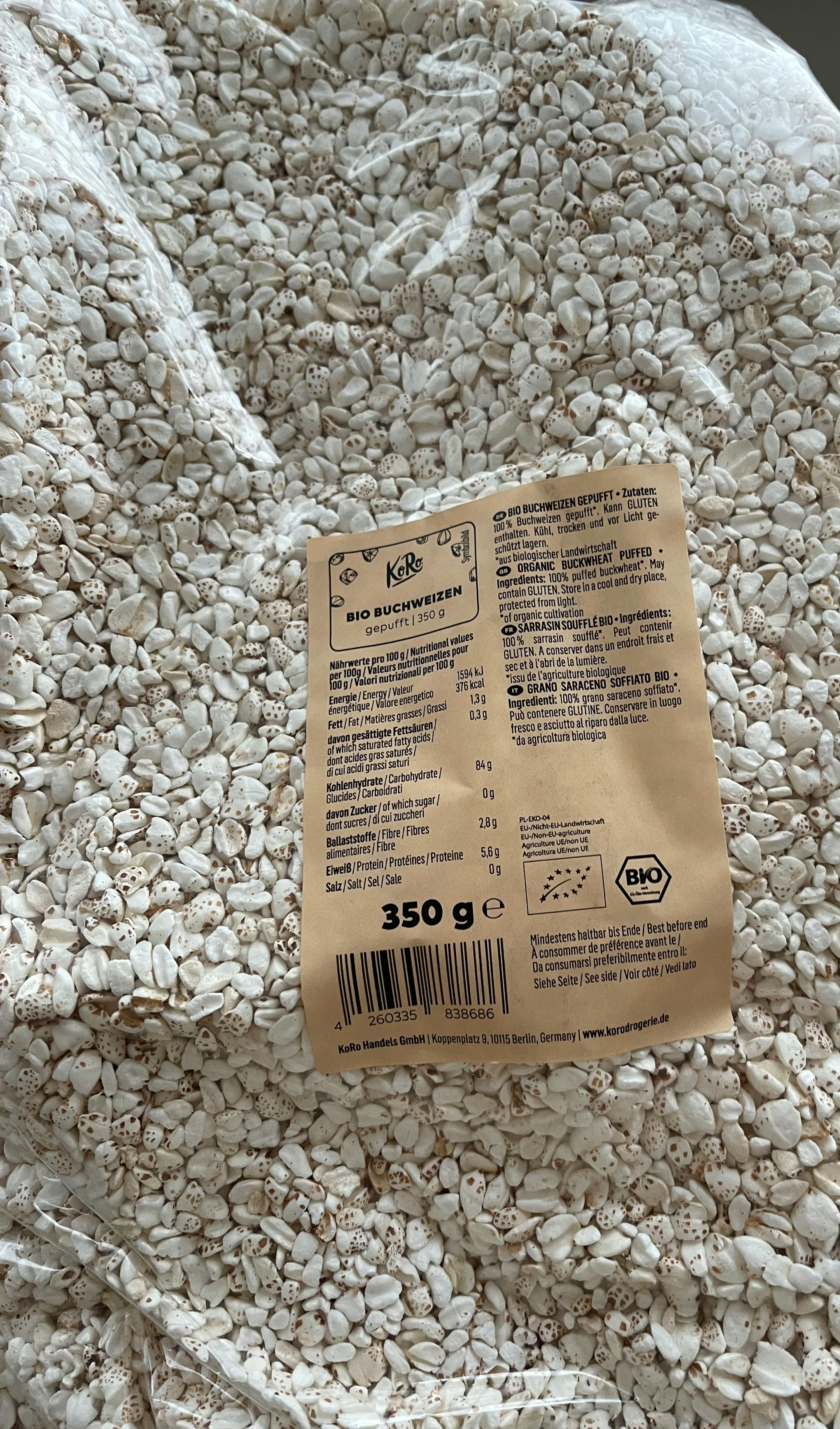 eine Nahaufnahme eines Etiketts auf einem Produkt