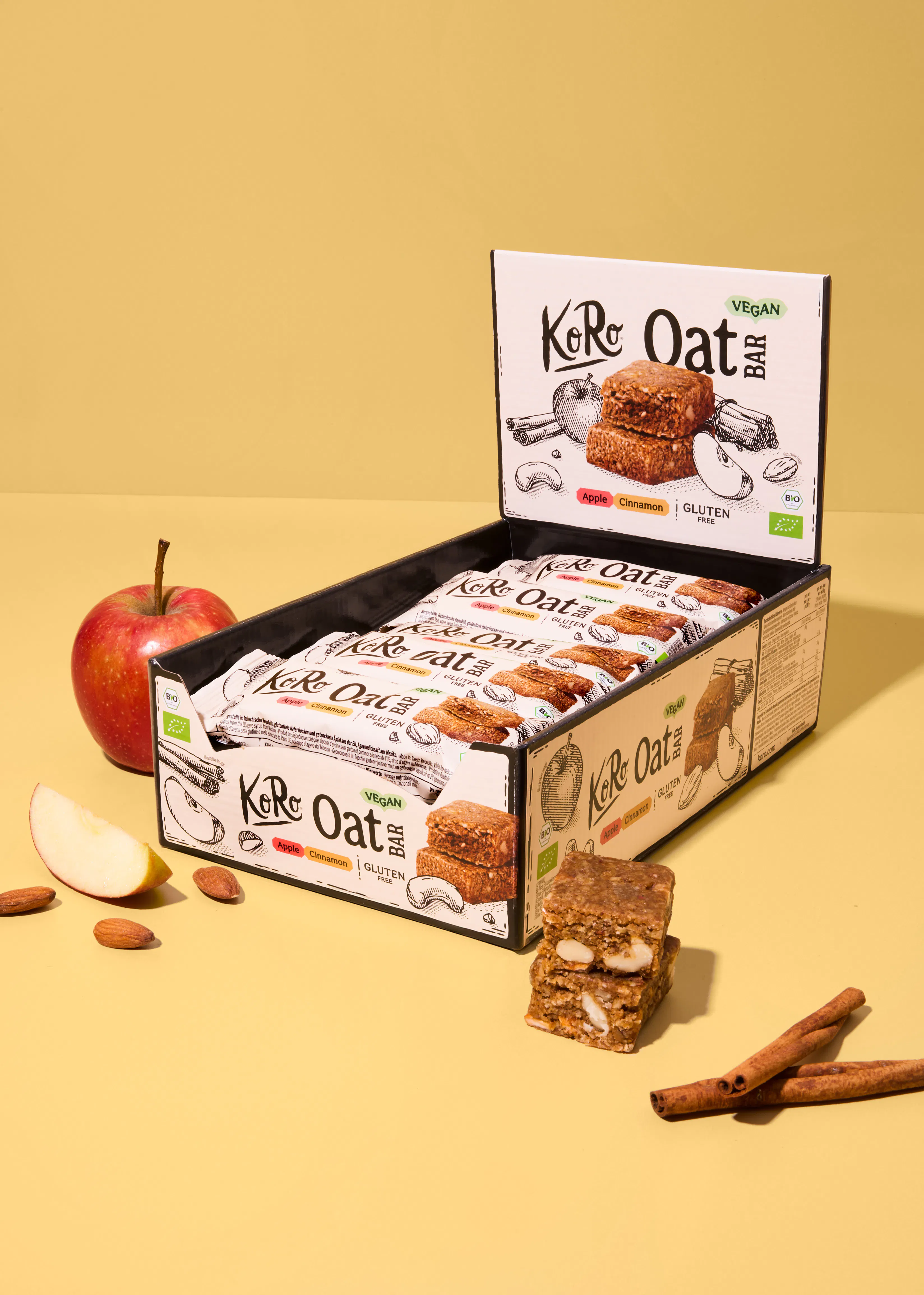 Bio Oat Bar Apple Cinnamon | 15 x 60 g