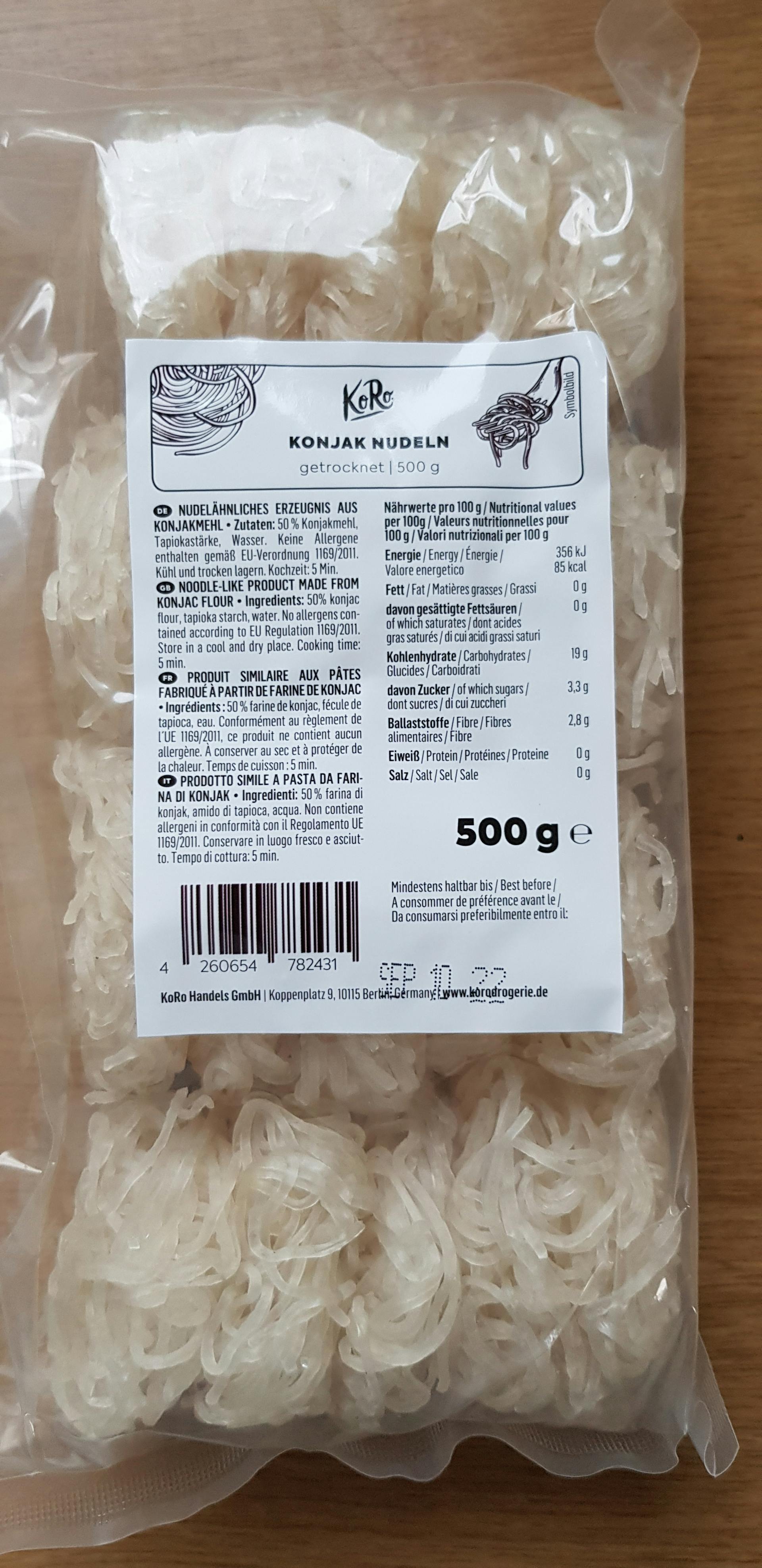 zuigen in beroep gaan getuige Gedroogde konjac-noedels kopen | KoRo Nederland