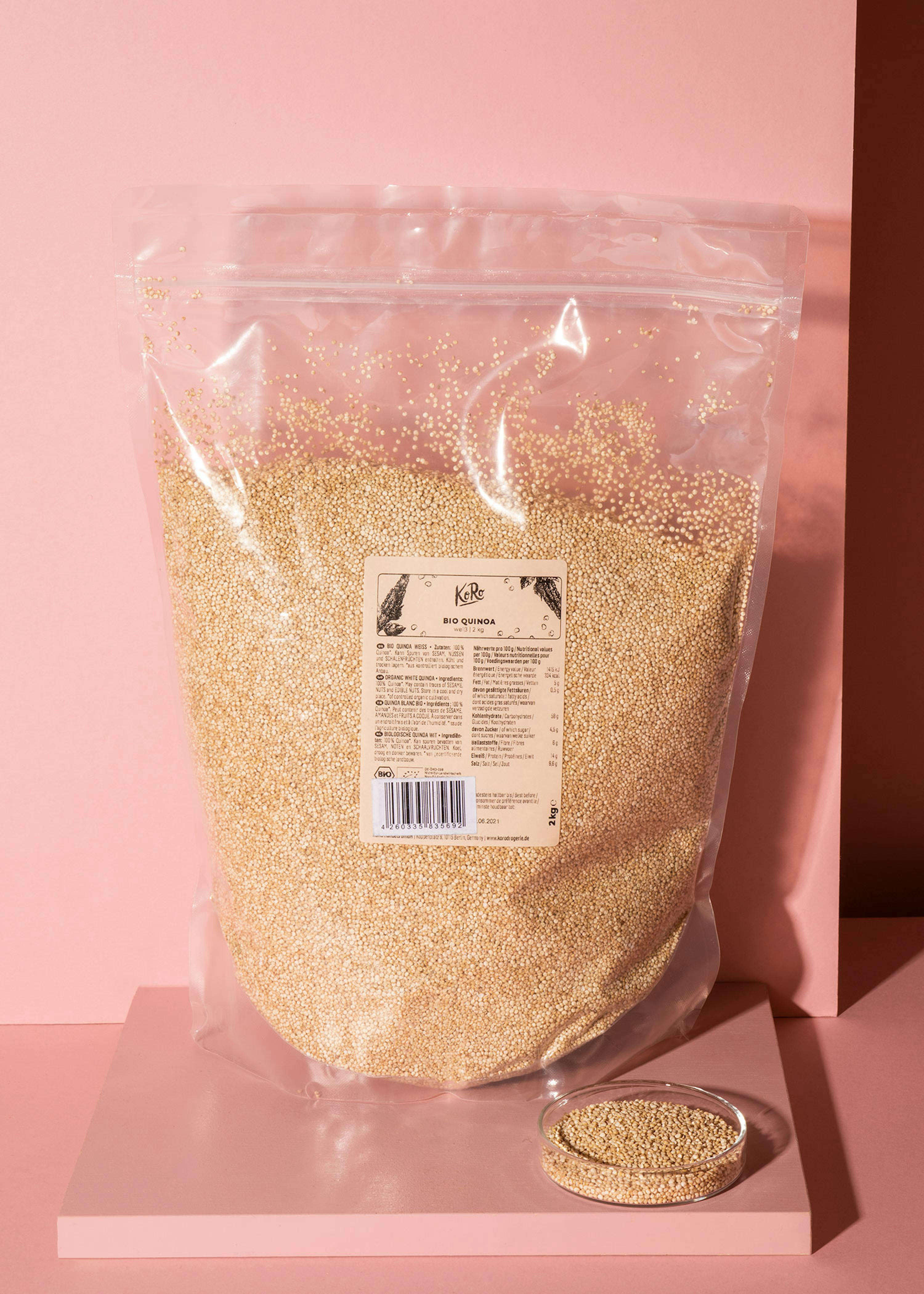Osta luomu vaalea kvinoa 2 kg | KoRo Suomi