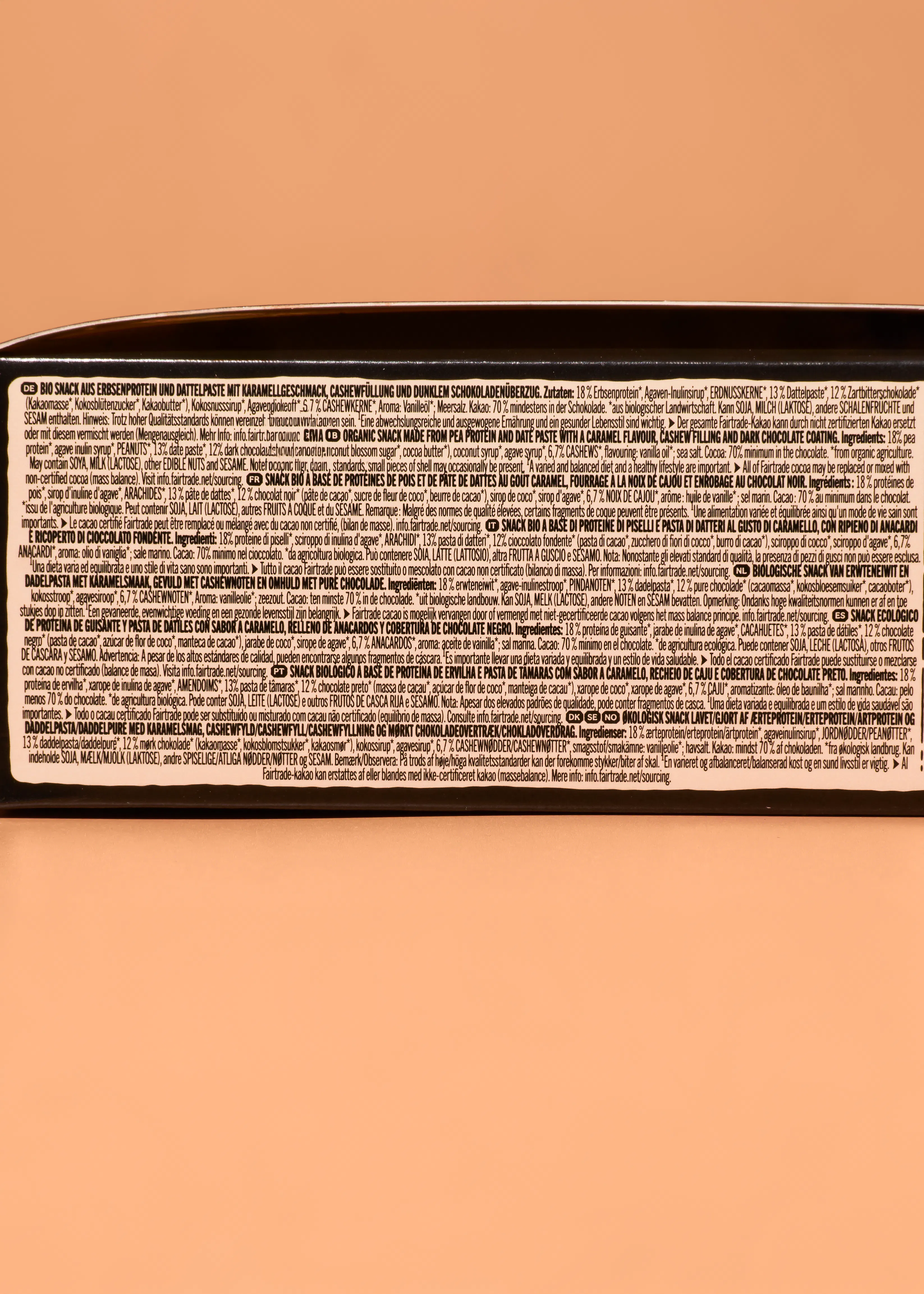 Bio Protein Duo Dark Choc Cashew Caramel Style | 12 x 2 x 20 g