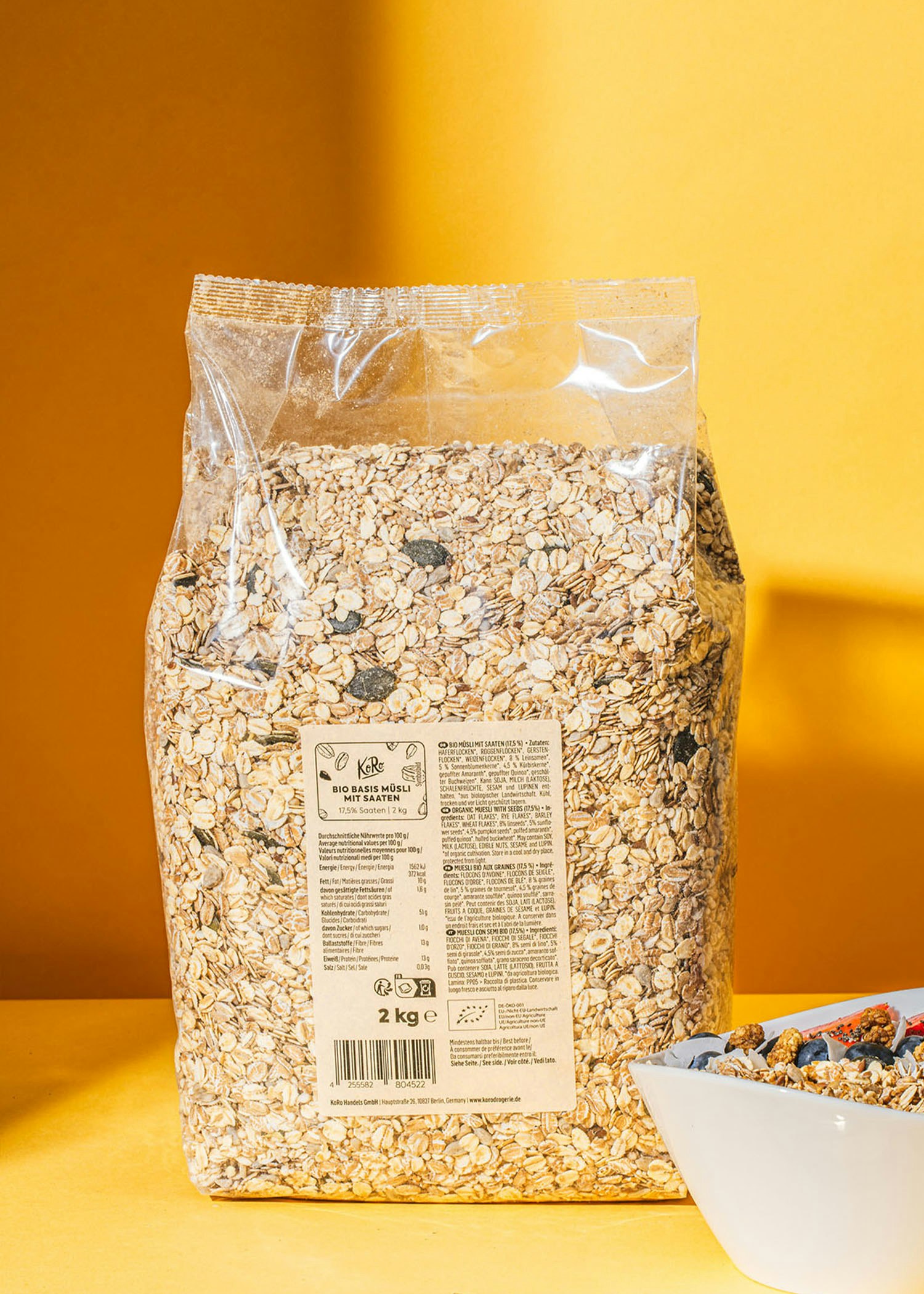 Die Basis für Dein Frühstück: Bio Basis Müsli mit Saaten kaufen | KoRo ...