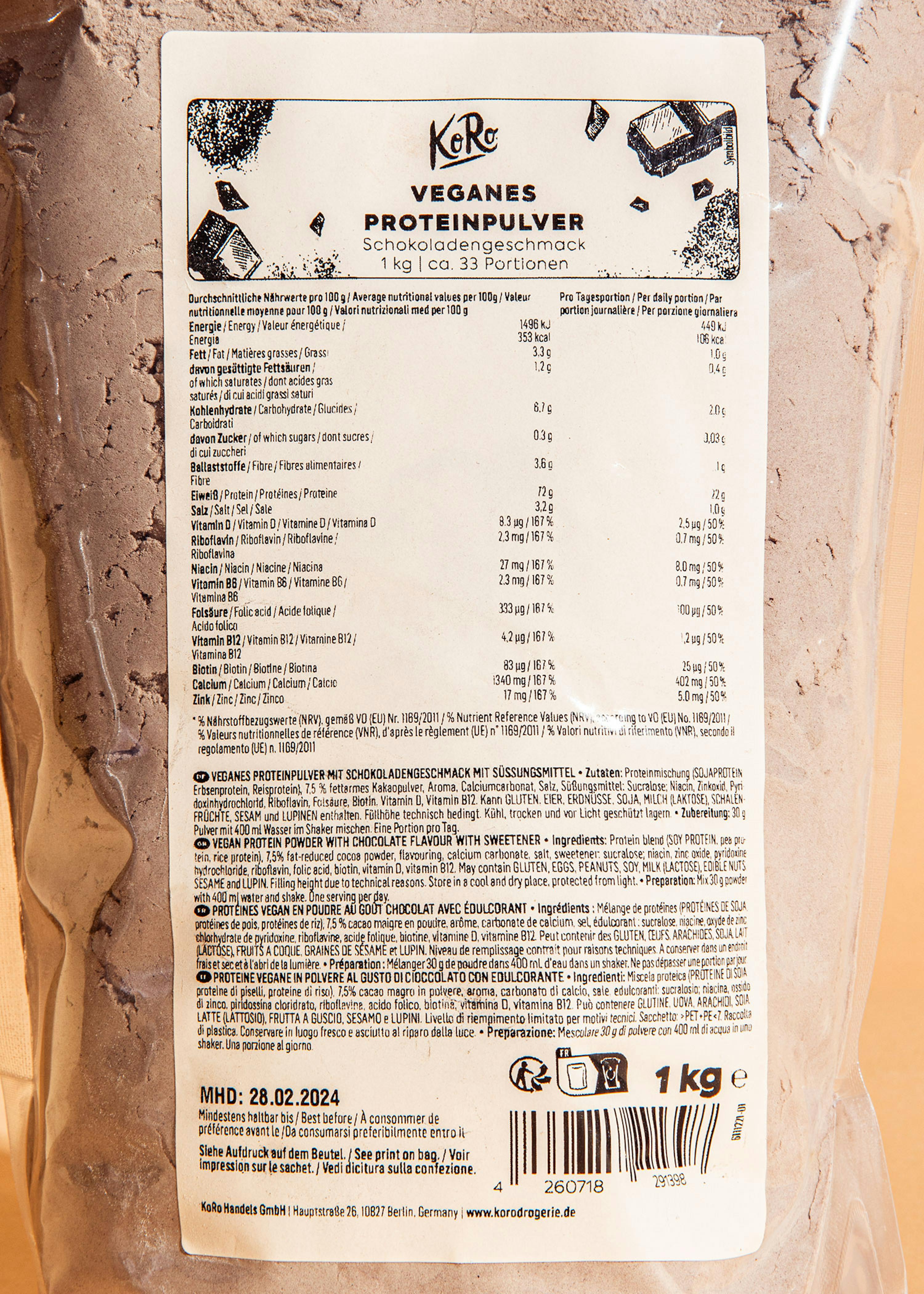 Sports, Protéines de blanc d'œuf, Poudre de protéines, 544 g