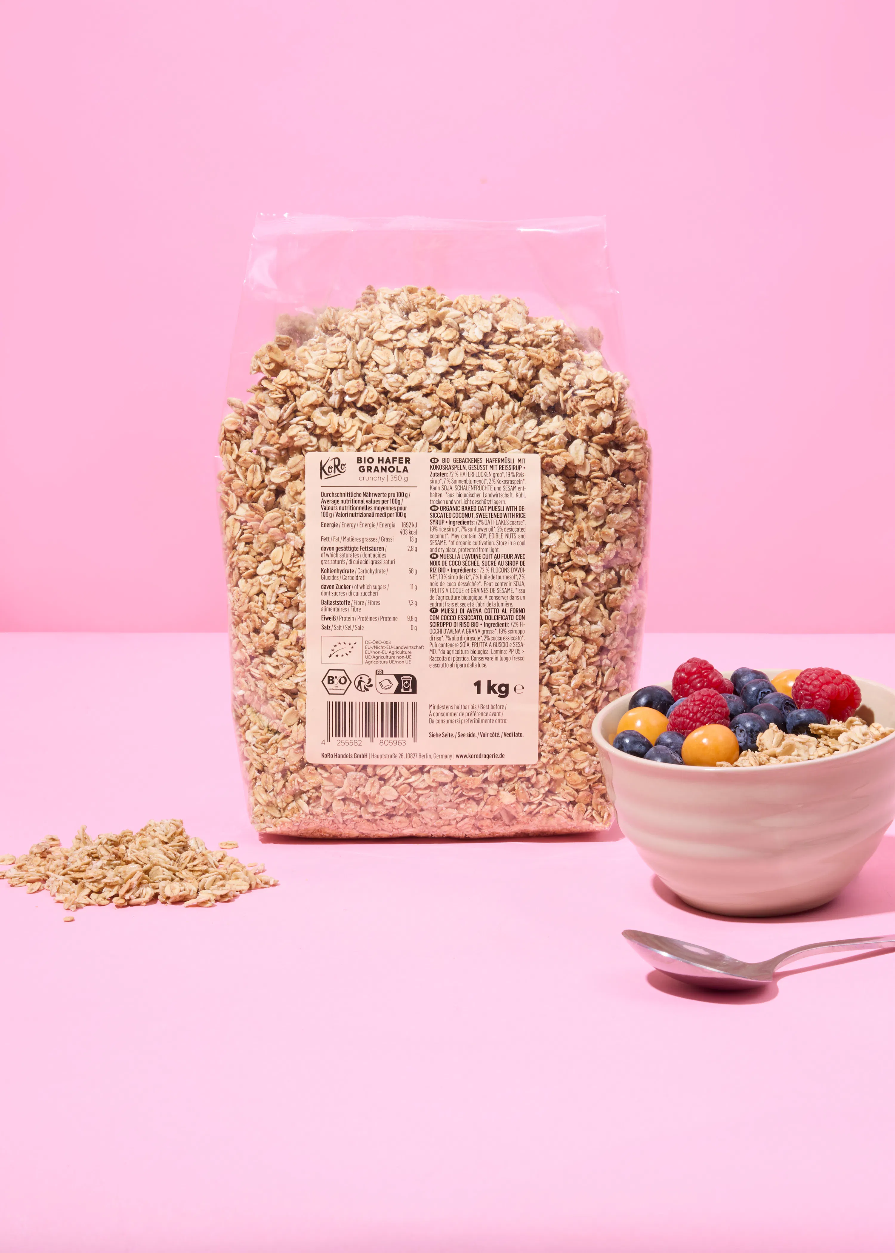 Crunchy Bio Hafer Granola 1 kg