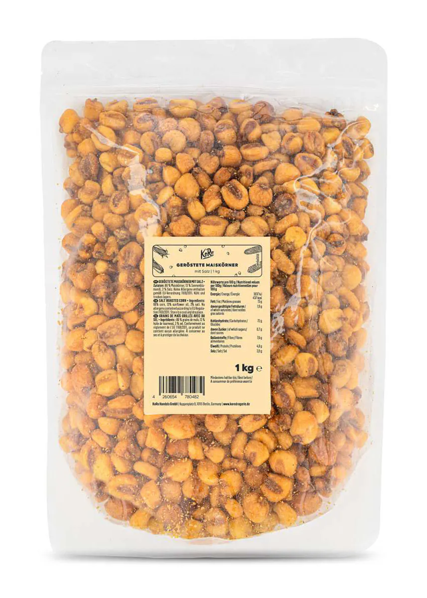 Geröstete Maiskörner mit Salz kaufen | KoRo Germany