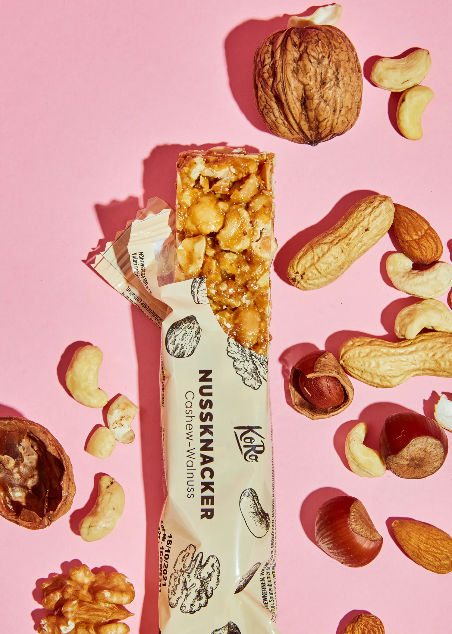 Barre aux noix et noix de cajou 40 g