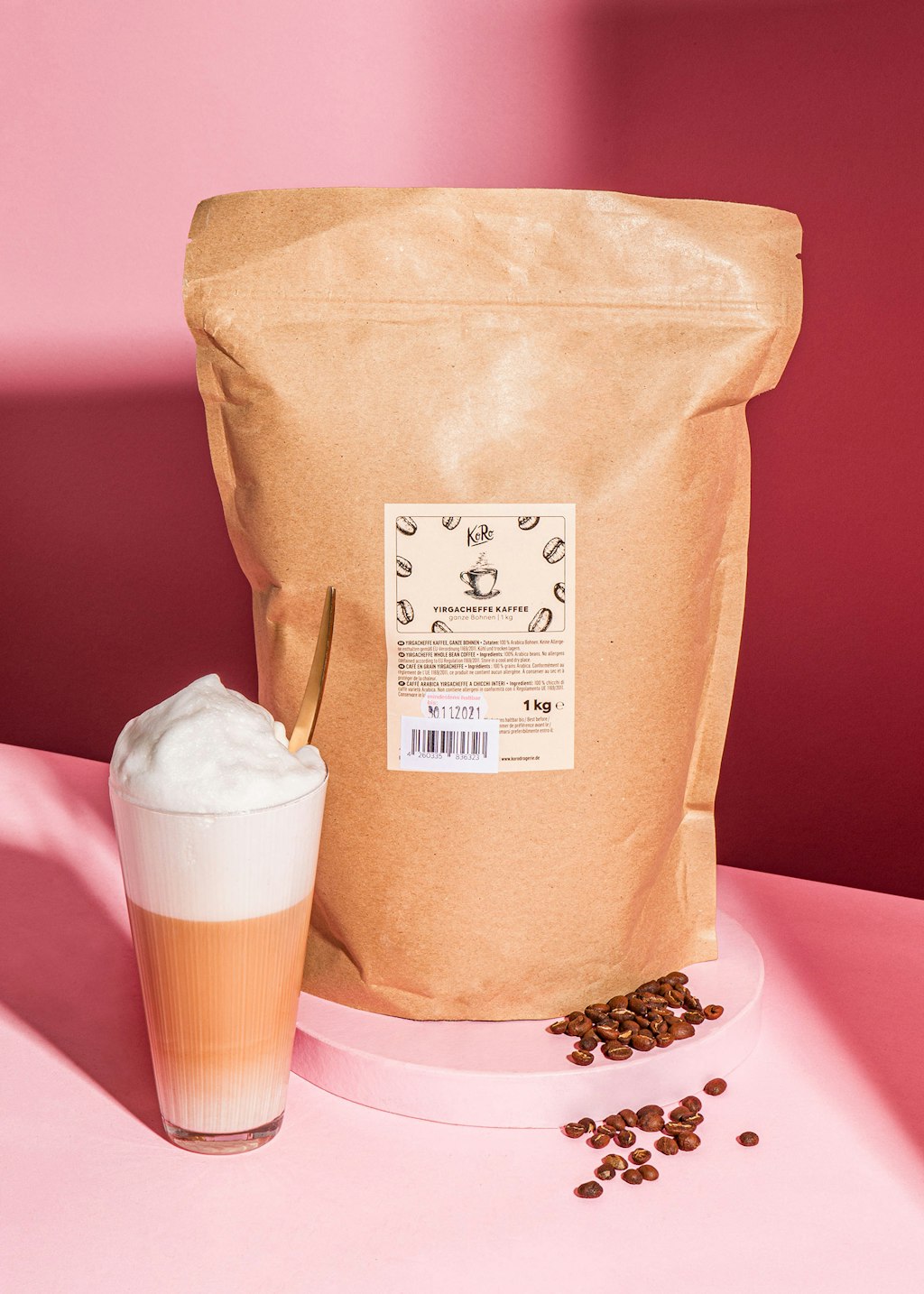 Our Yirgacheffe ground coffee from Ethiopia is a high quality coffee