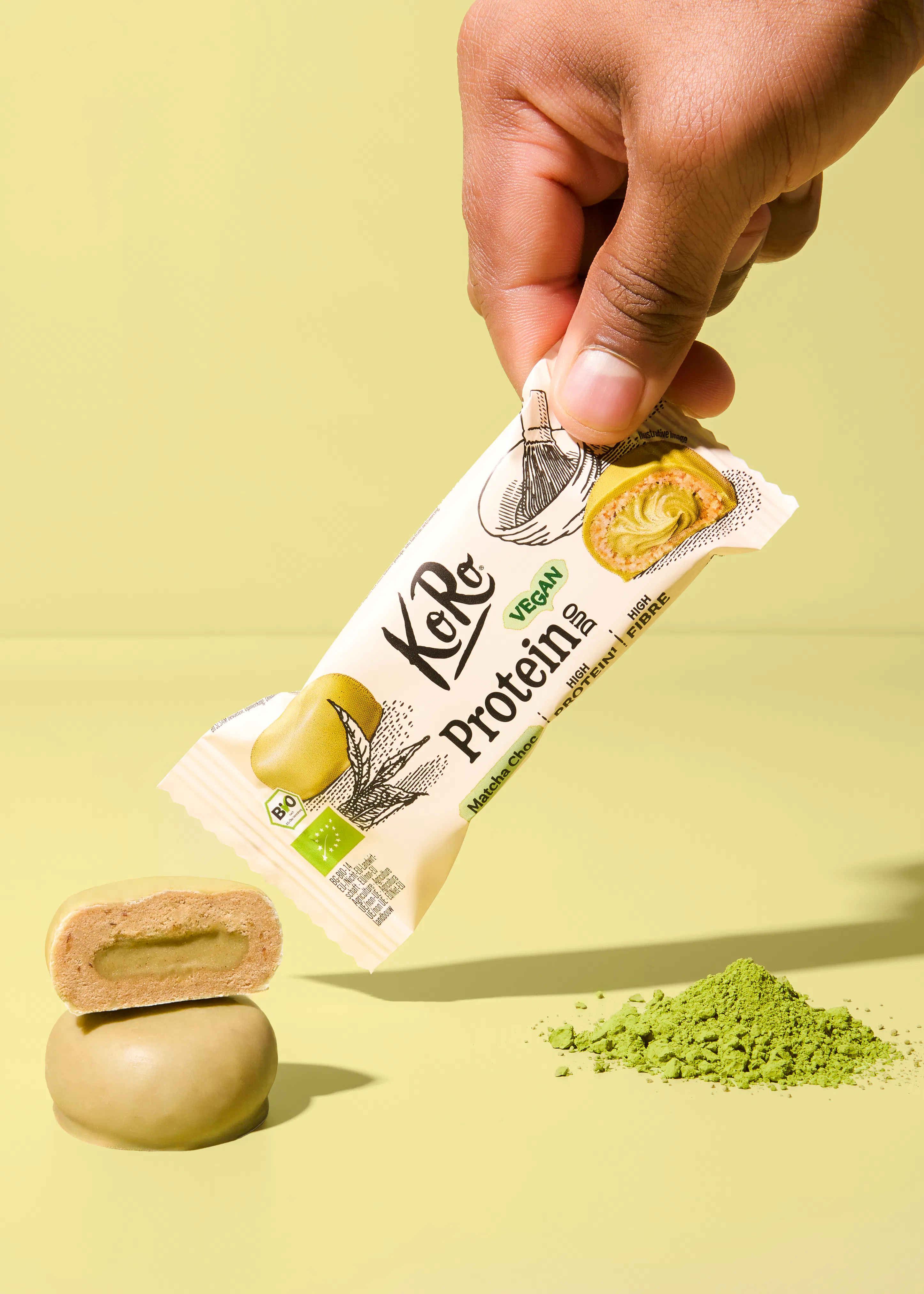 Protein Duo al matcha bio | 2 x 20 g 