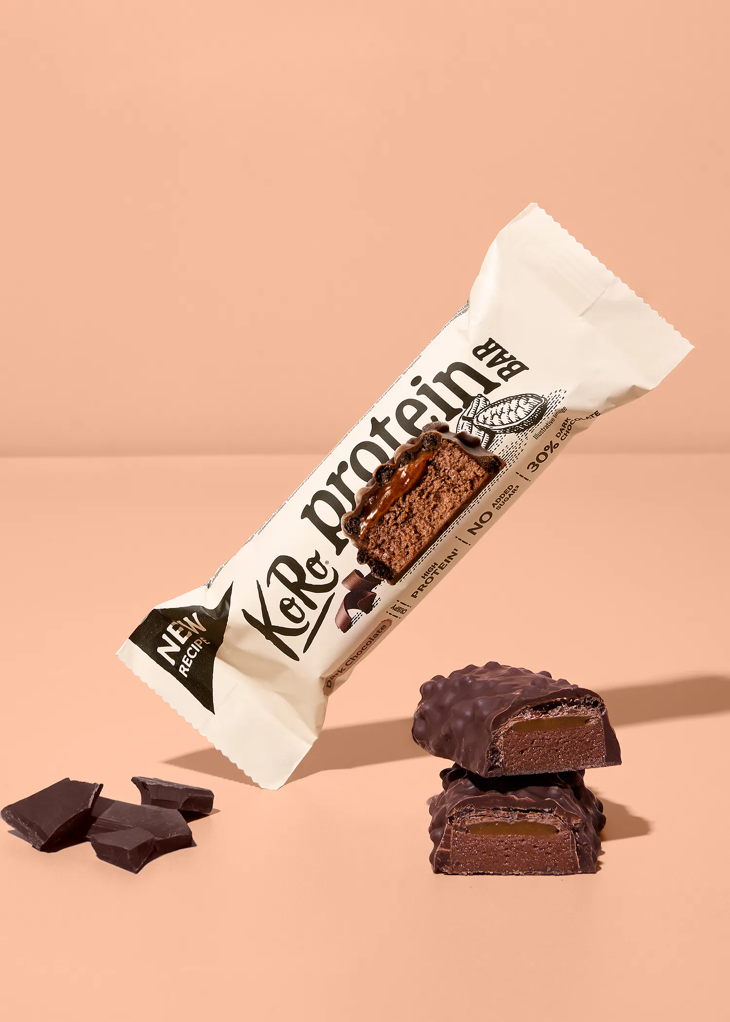 Crispy protein bar dark chocolate | 60 g