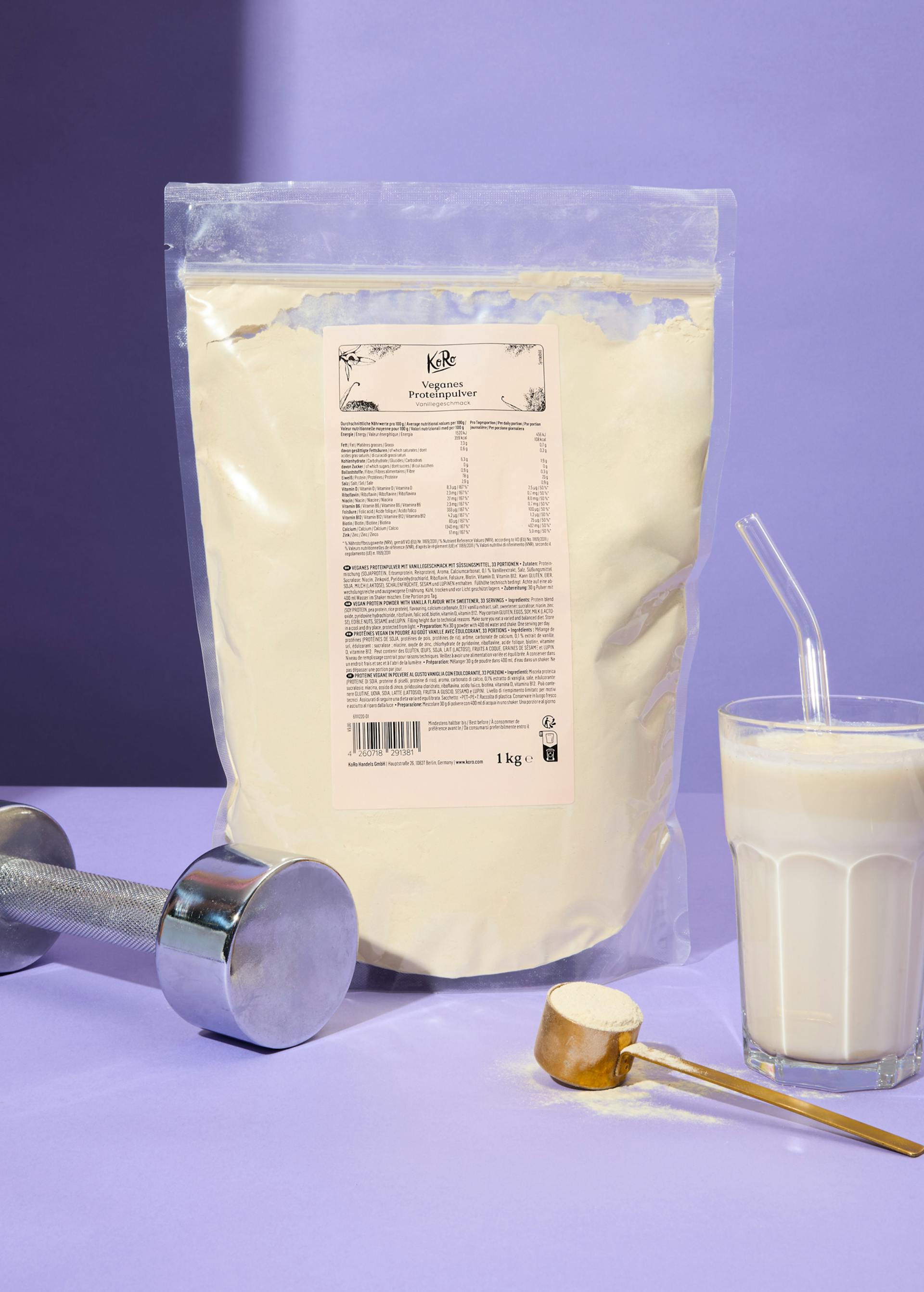 Veganes Proteinpulver Vanille 1 kg