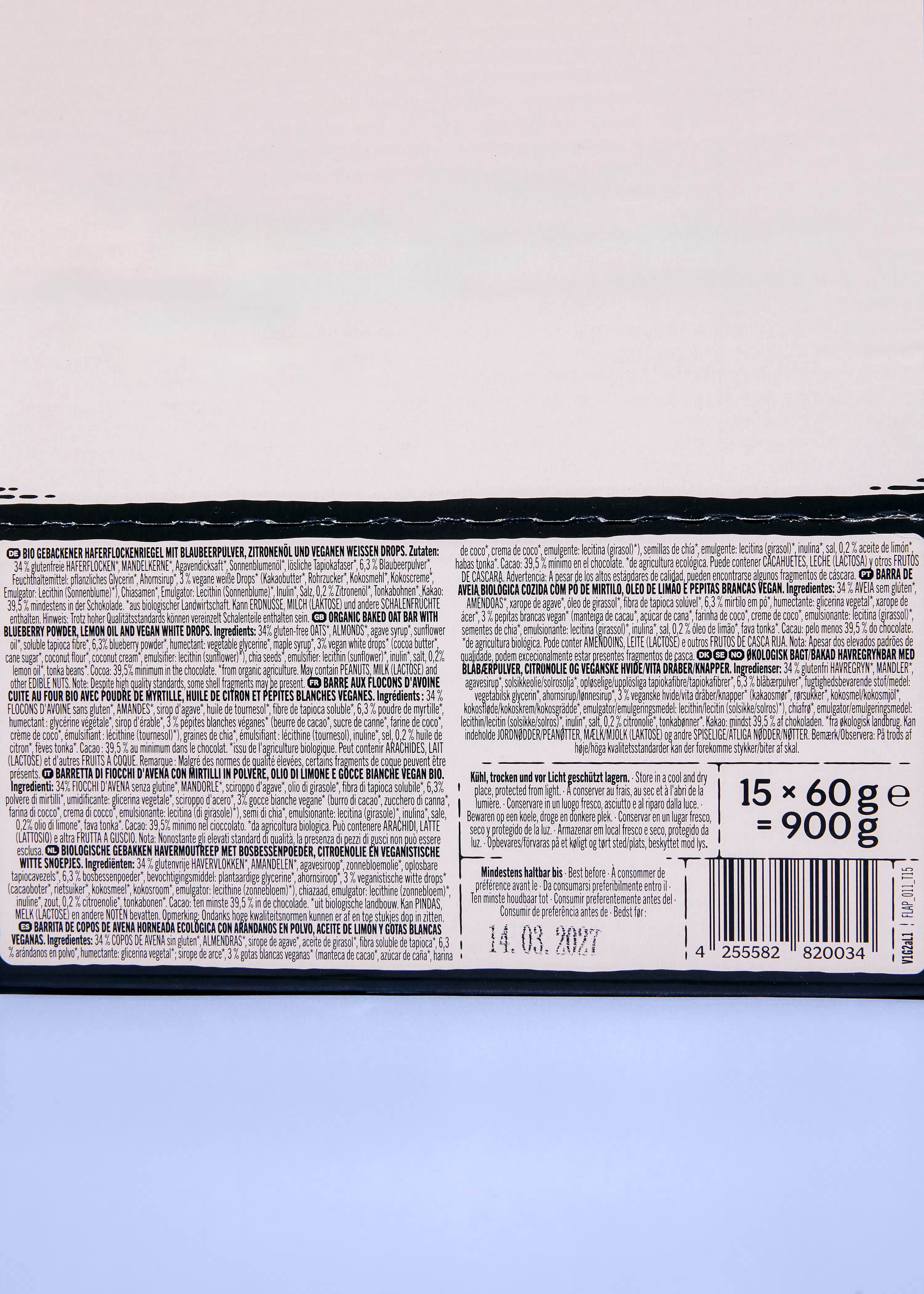 Bio Oat Bar Blueberry Lemon | 15 x 60 g - 2. Wahl — 5