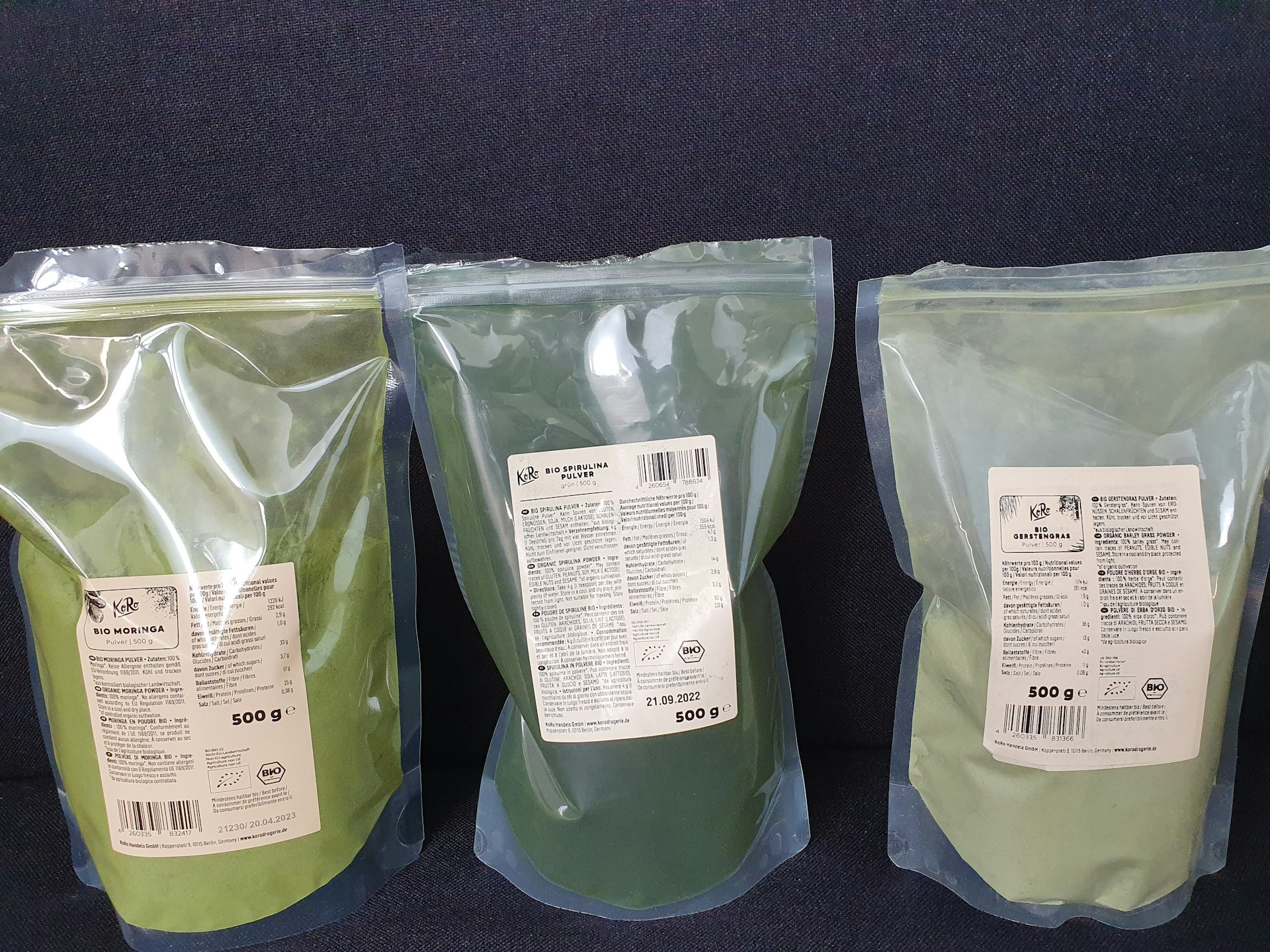 Bio Spirulina Pulver kaufen KoRo Germany