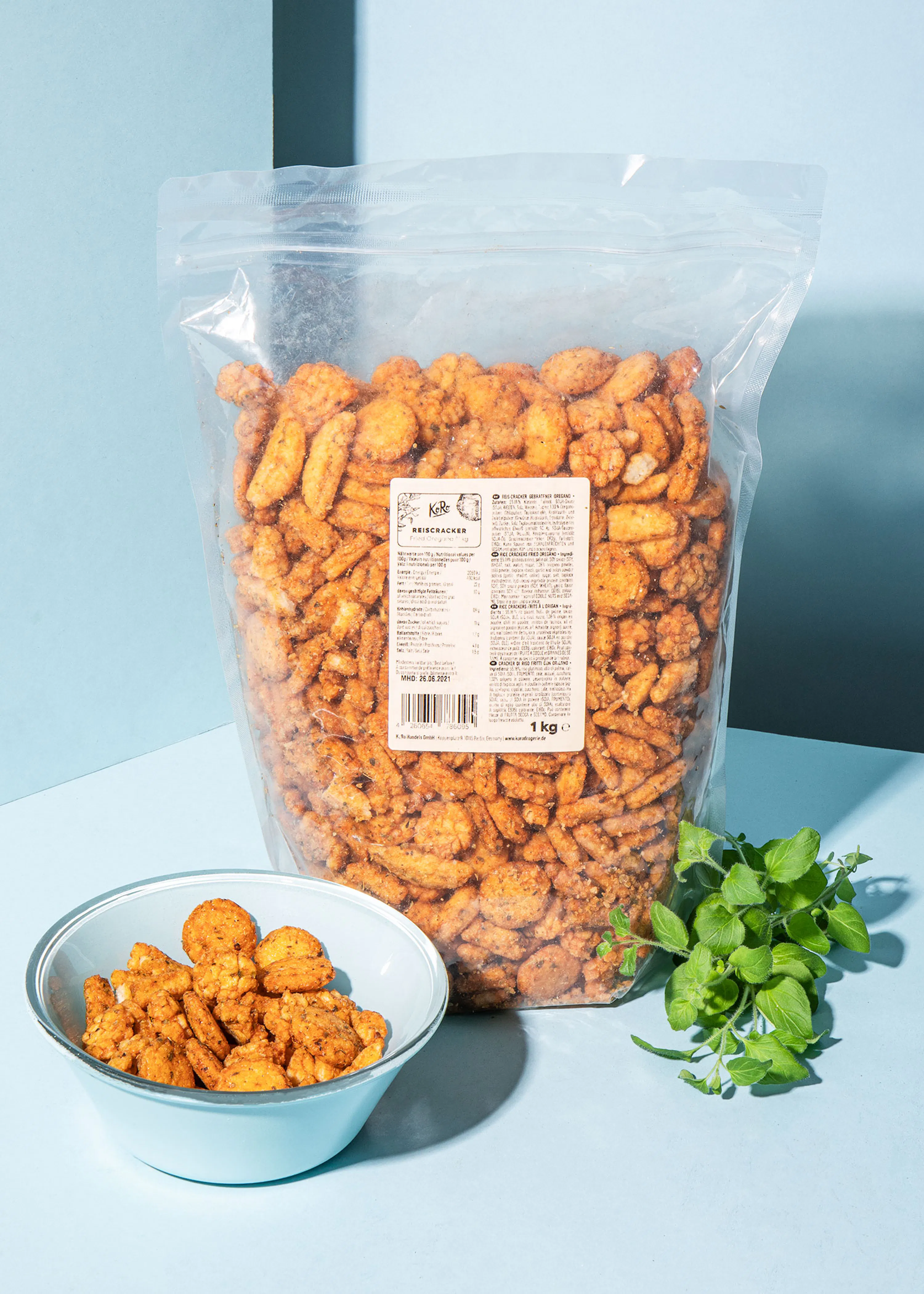 Chilli-flavoured rice crackers | KoRo Italy