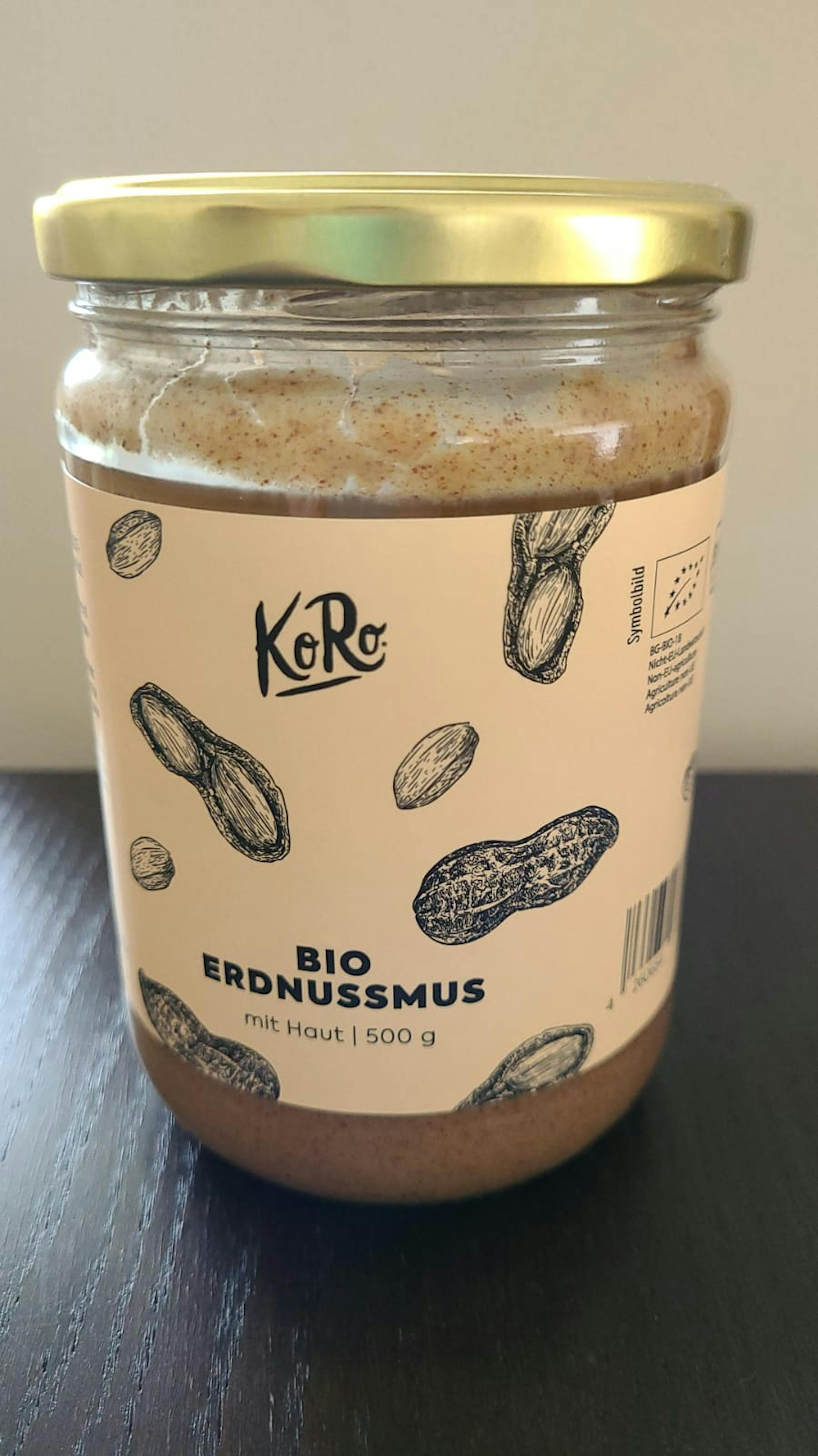 KoRo Beurre de Cacahuète Crunchy - 500g