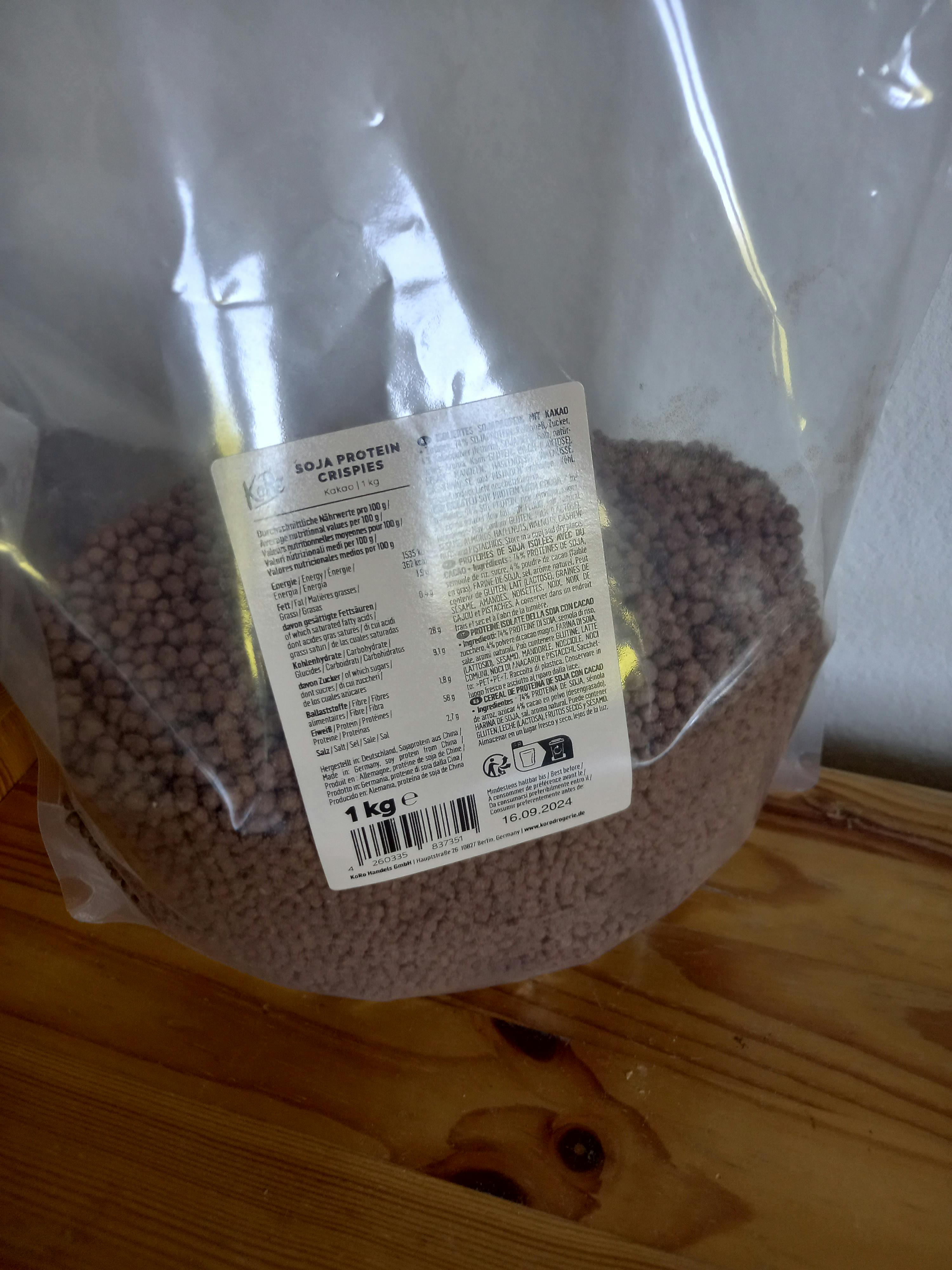 High-Protein Soja Crispies Choco 1500g » ChraftFuetter