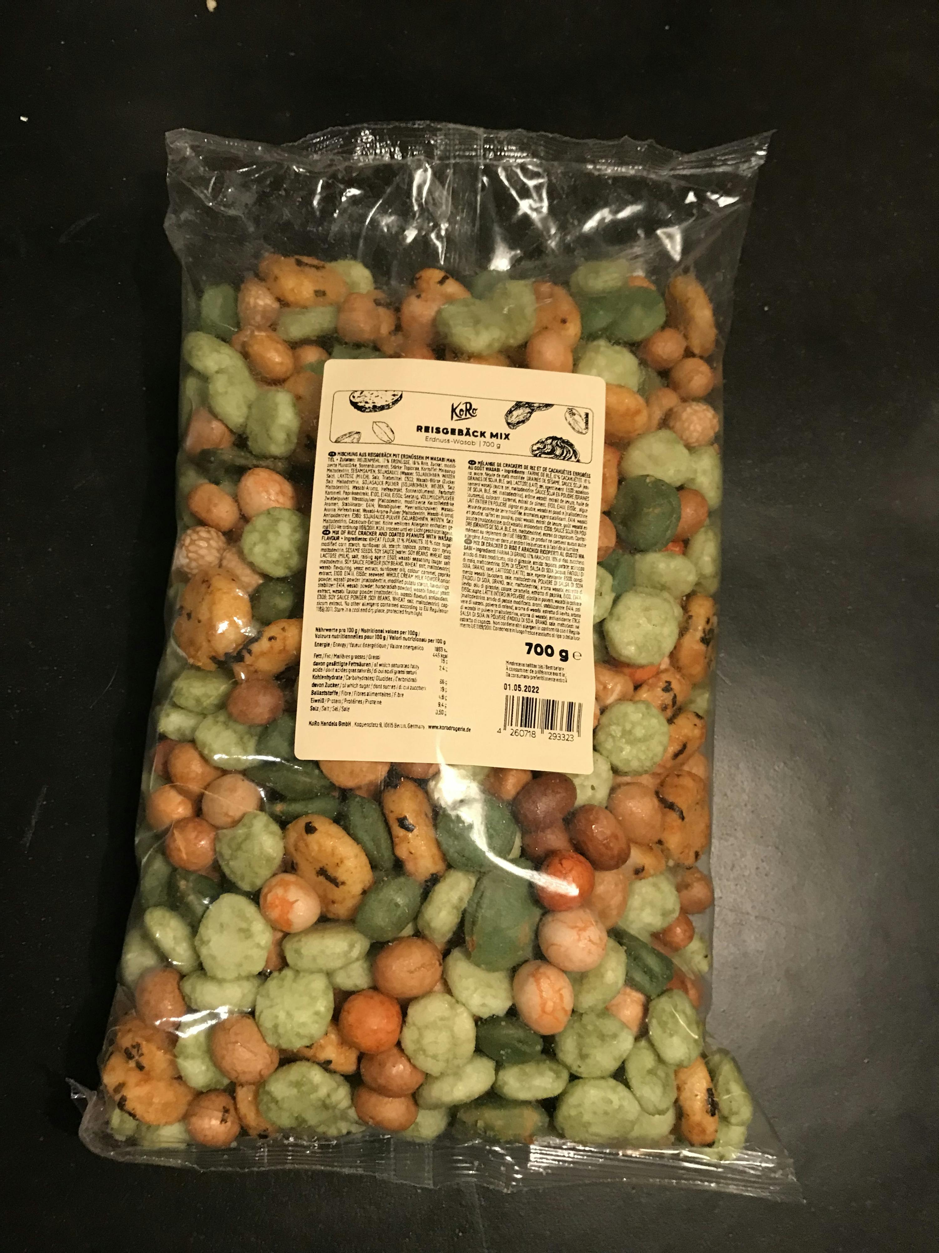 Reisgebäck Mix ErdnussWasabi kaufen KoRo Germany