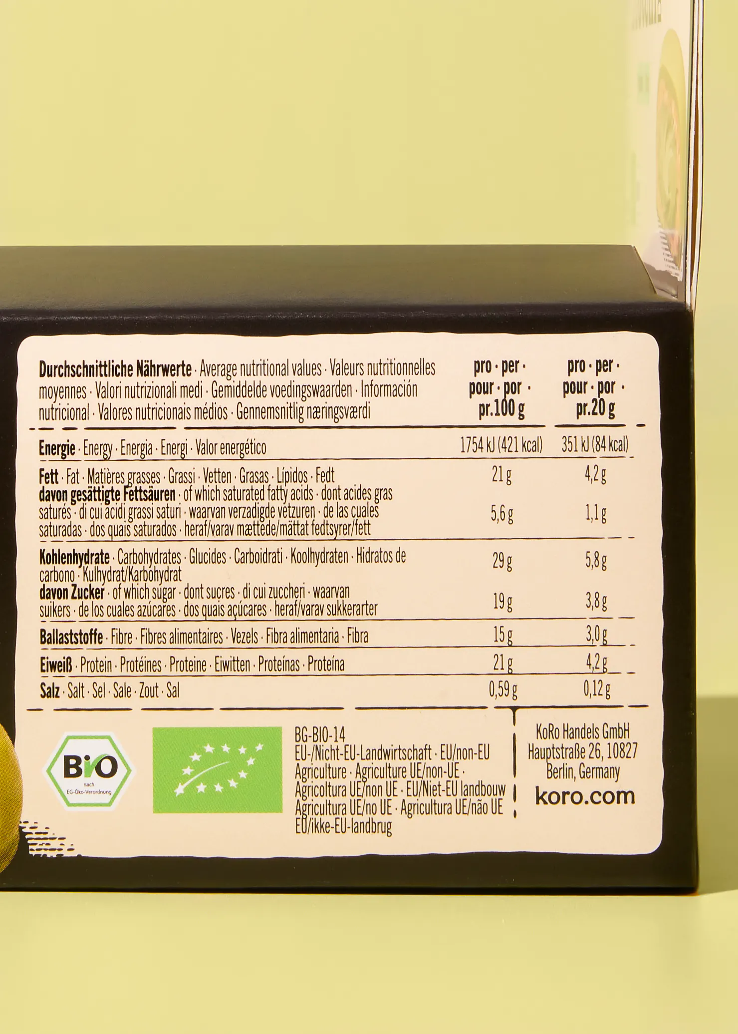 Bio Protein Duo Matcha Choc | 12 x 2 x 20 g 