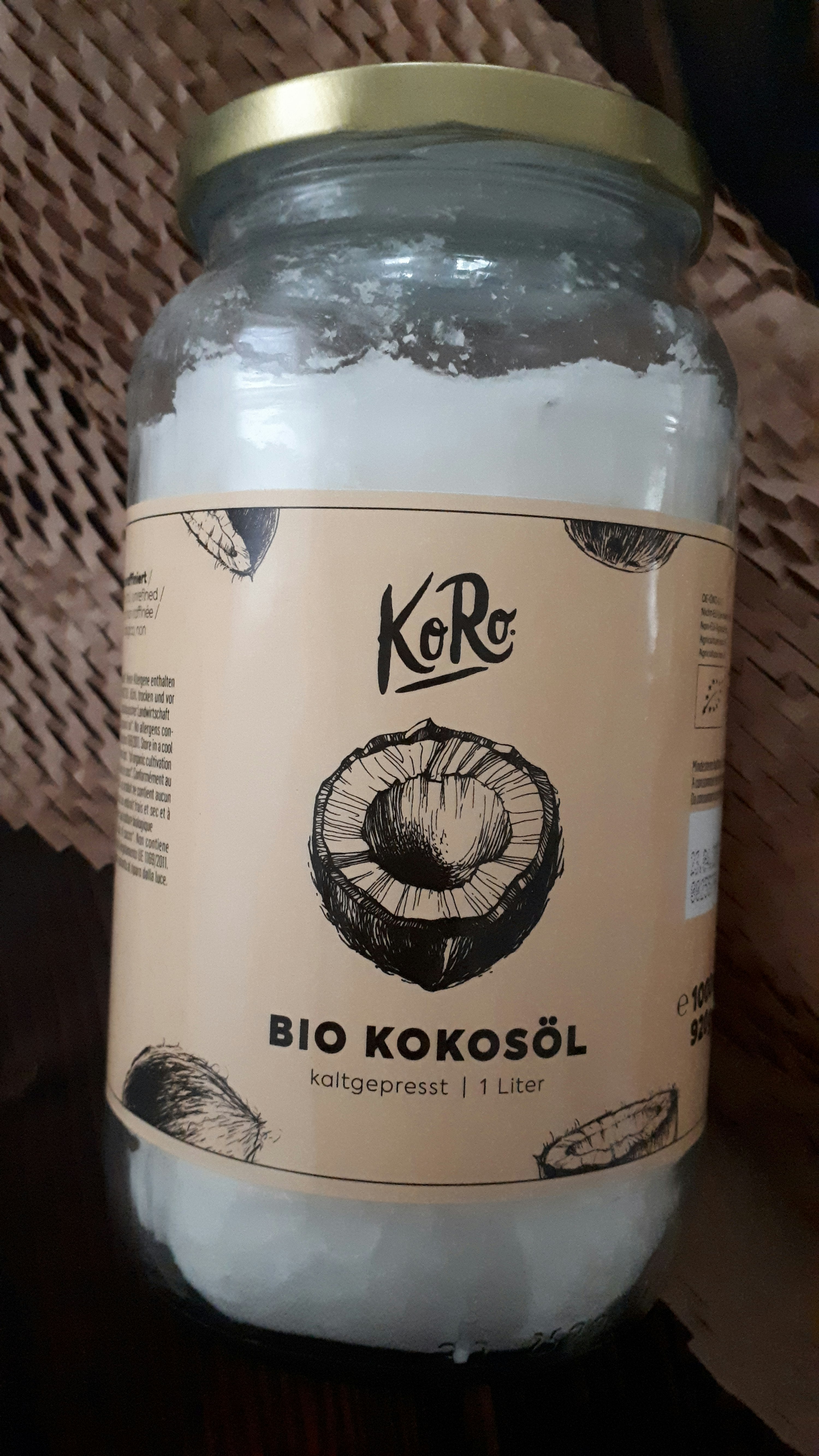 Bio Kokosöl online kaufen 1 Liter KoRo Germany