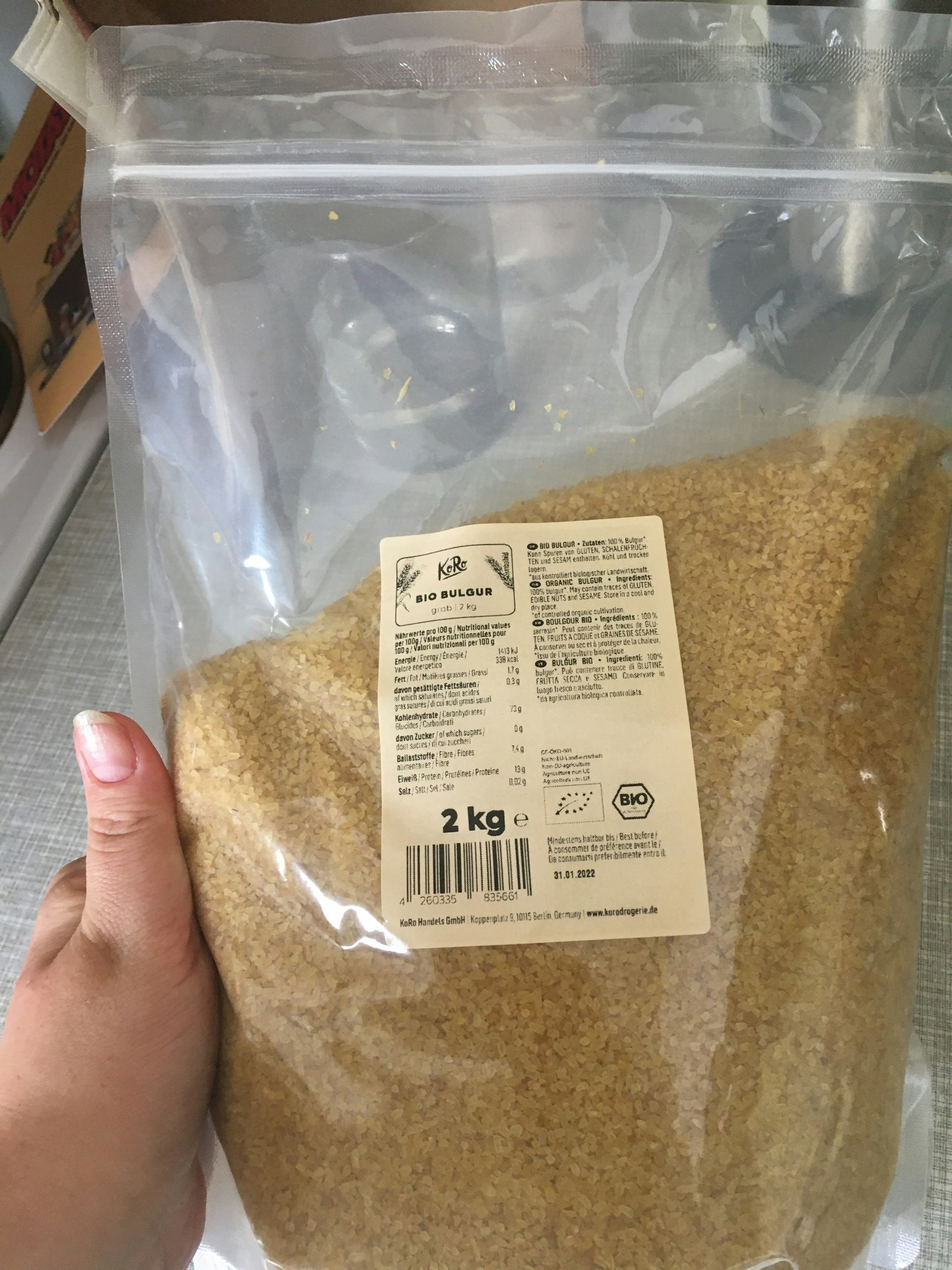 Bio Bulgur 2 kg kaufen KoRo Germany