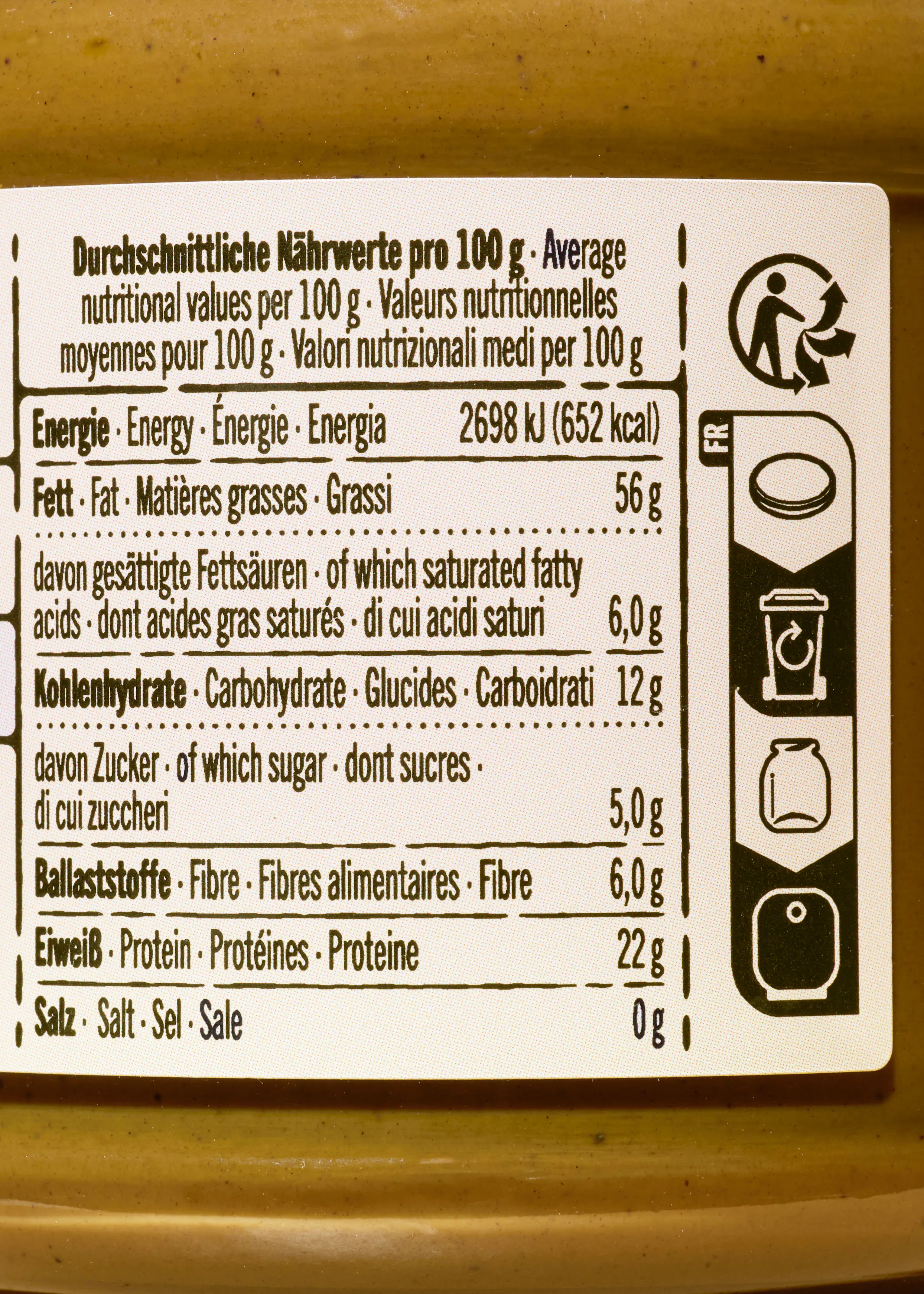 Biologische pistachepasta 100% pistachenoten | 200 g