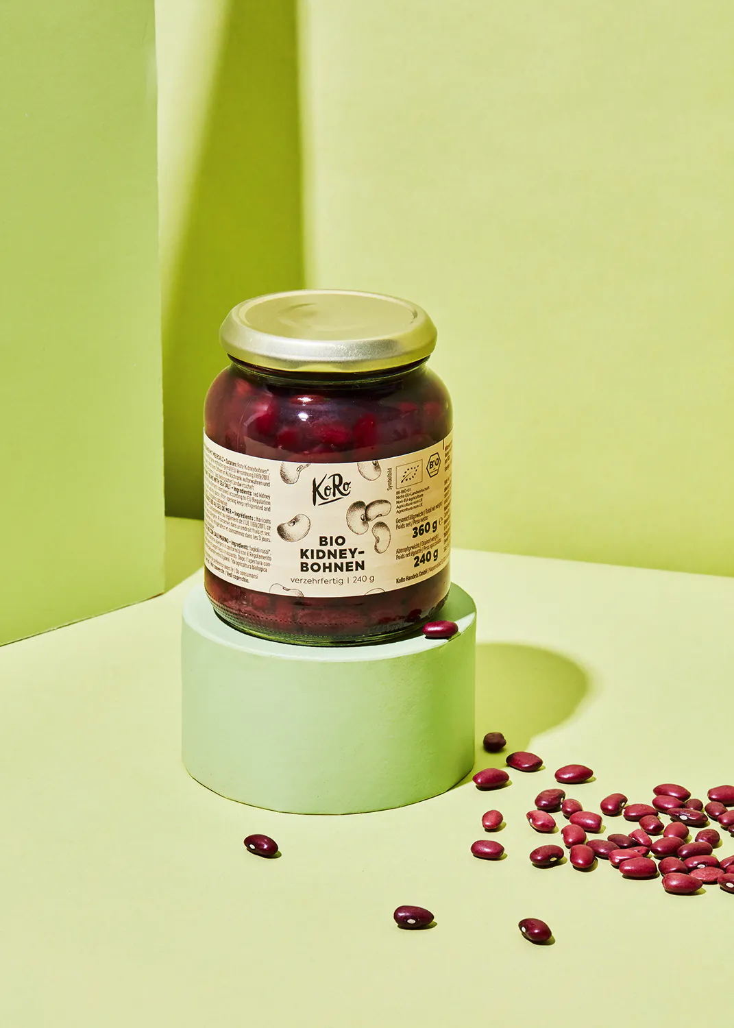 Fèves edamame en conserve bio 130 g - Saveurs conservées | KoRo France