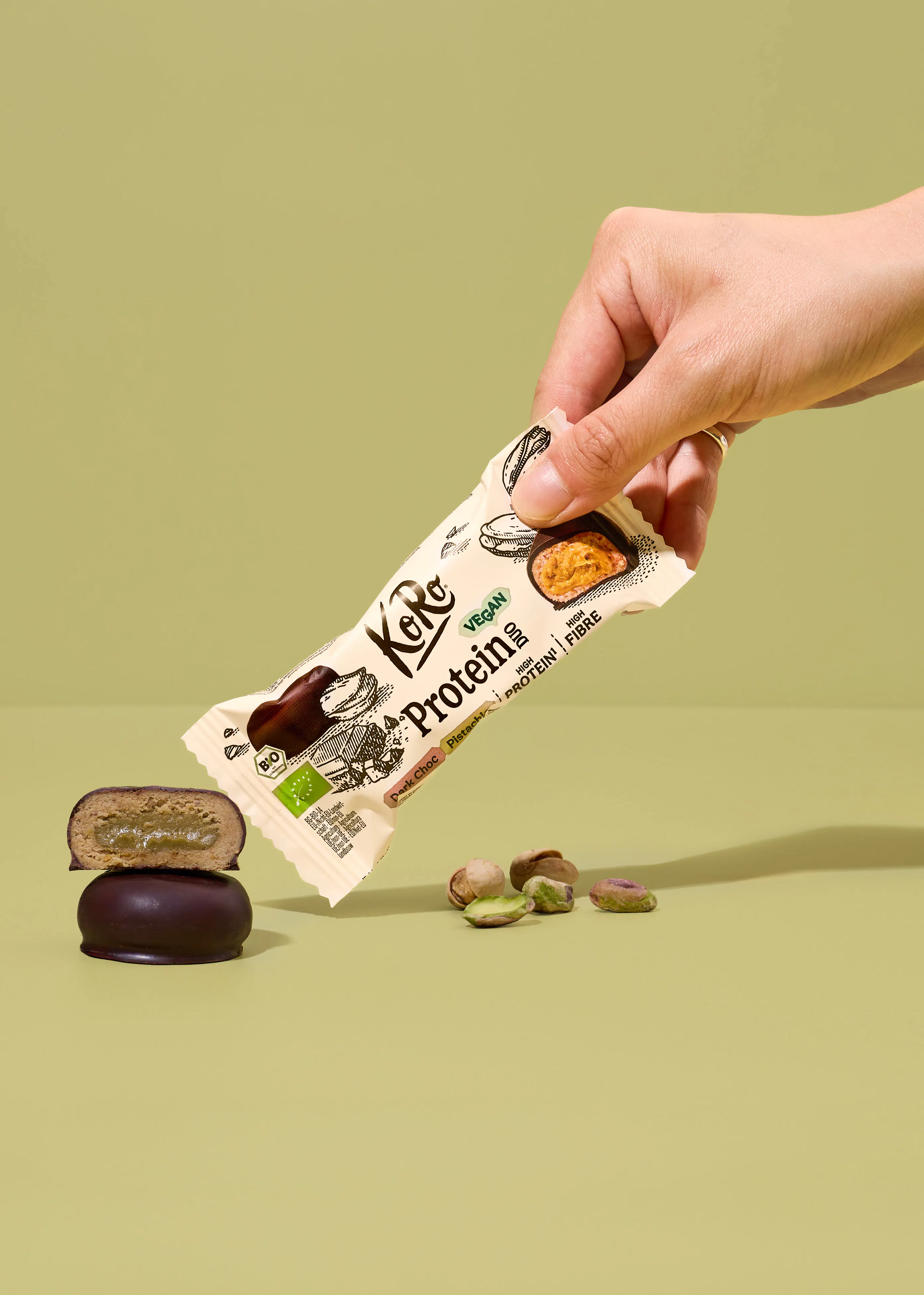 Bio Protein Duo Dark Choc Pistachio | 2 x 20 g