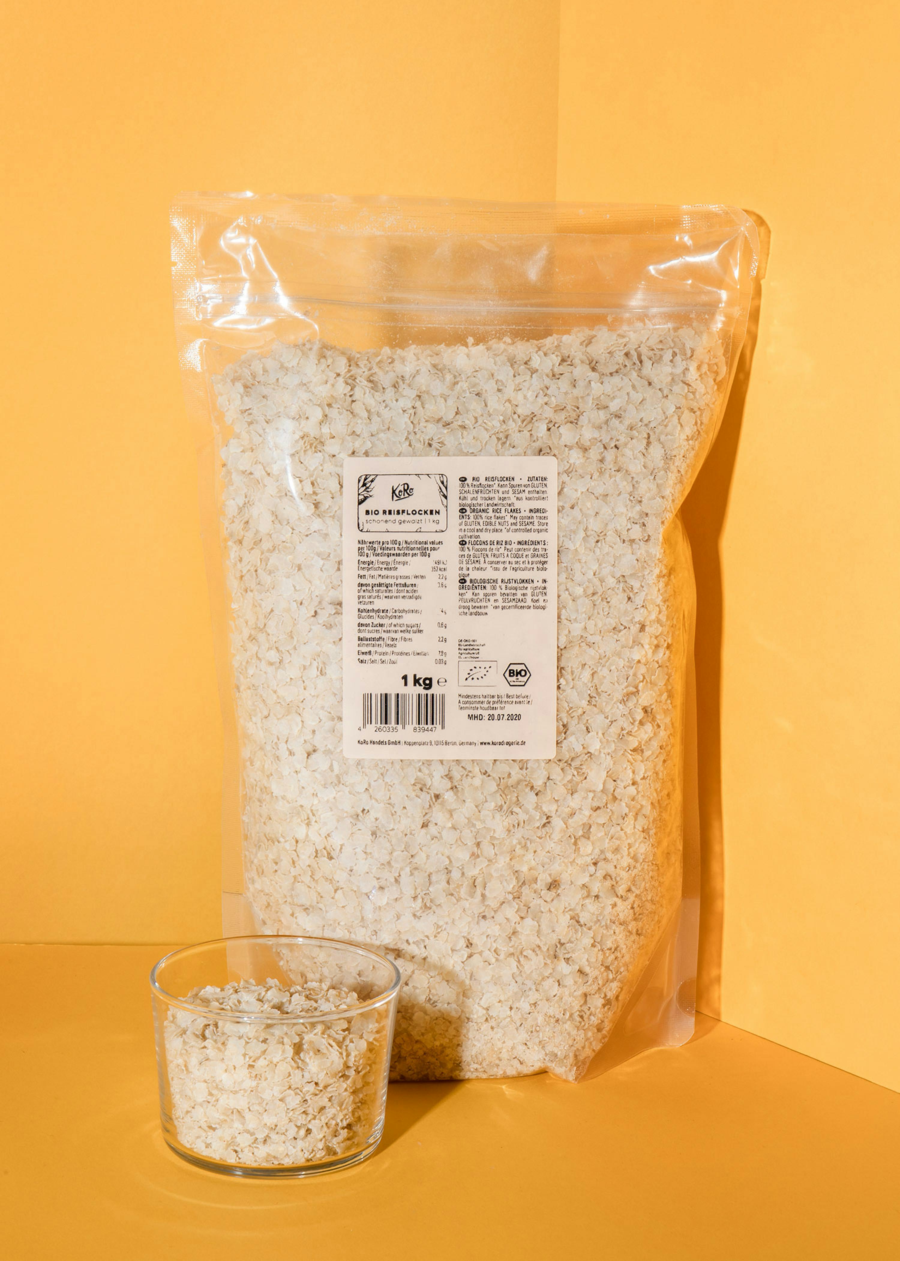 Flocons de riz bio 1 kg