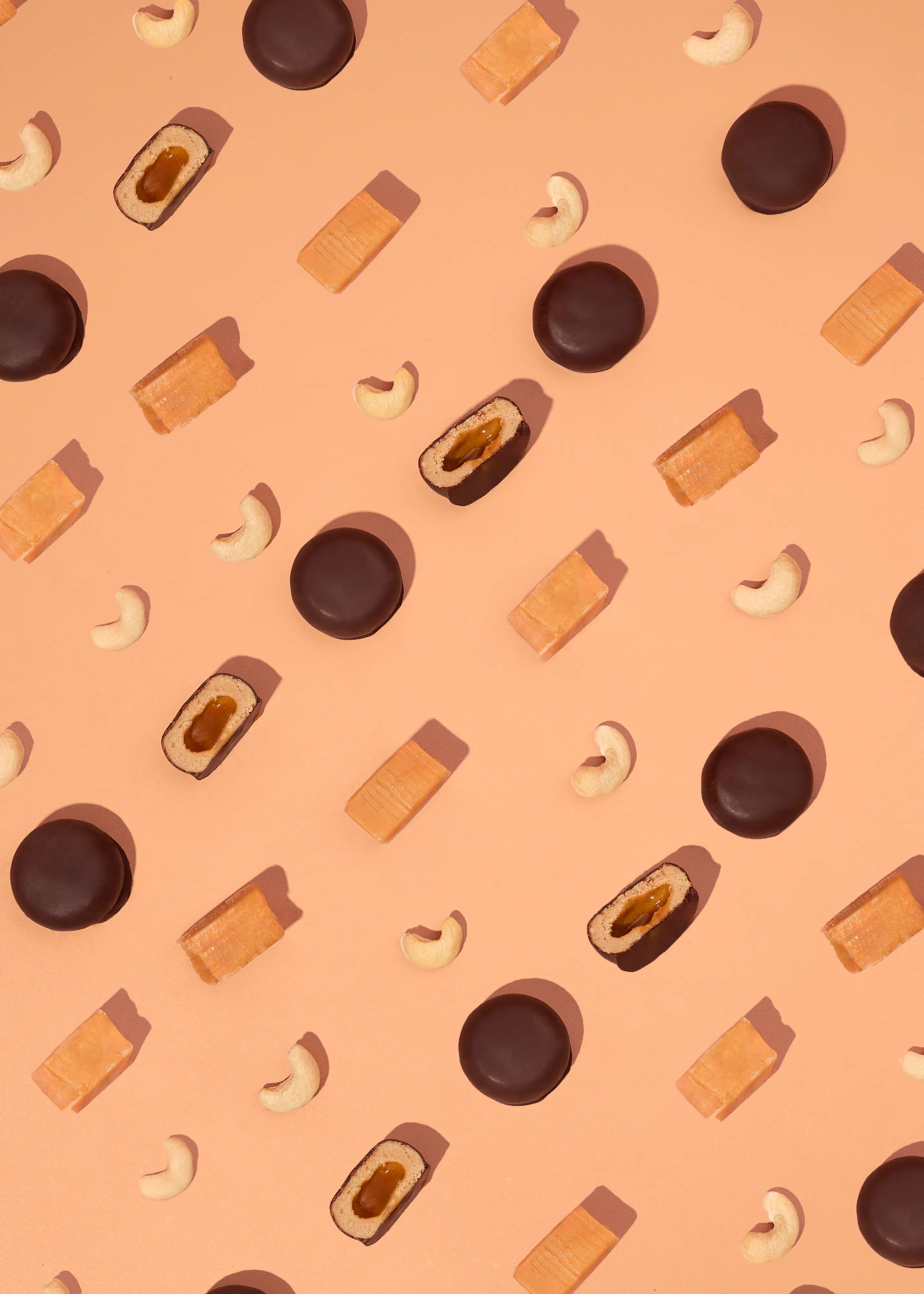 Duo protéiné choc noir et noix de cajou saveur caramel bio 2 x 20 g