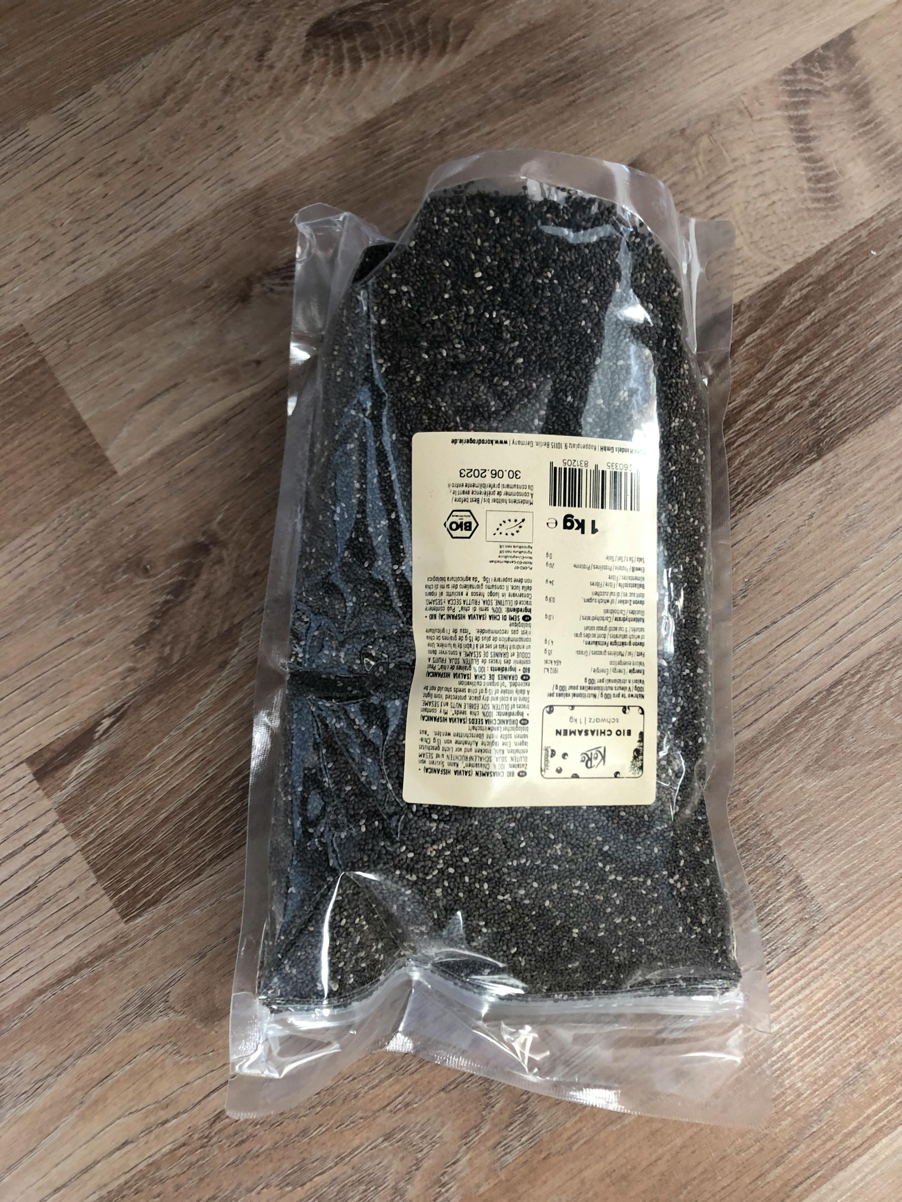 Sachet de 300 grammes de graines de Chia bio - Uberti Shop