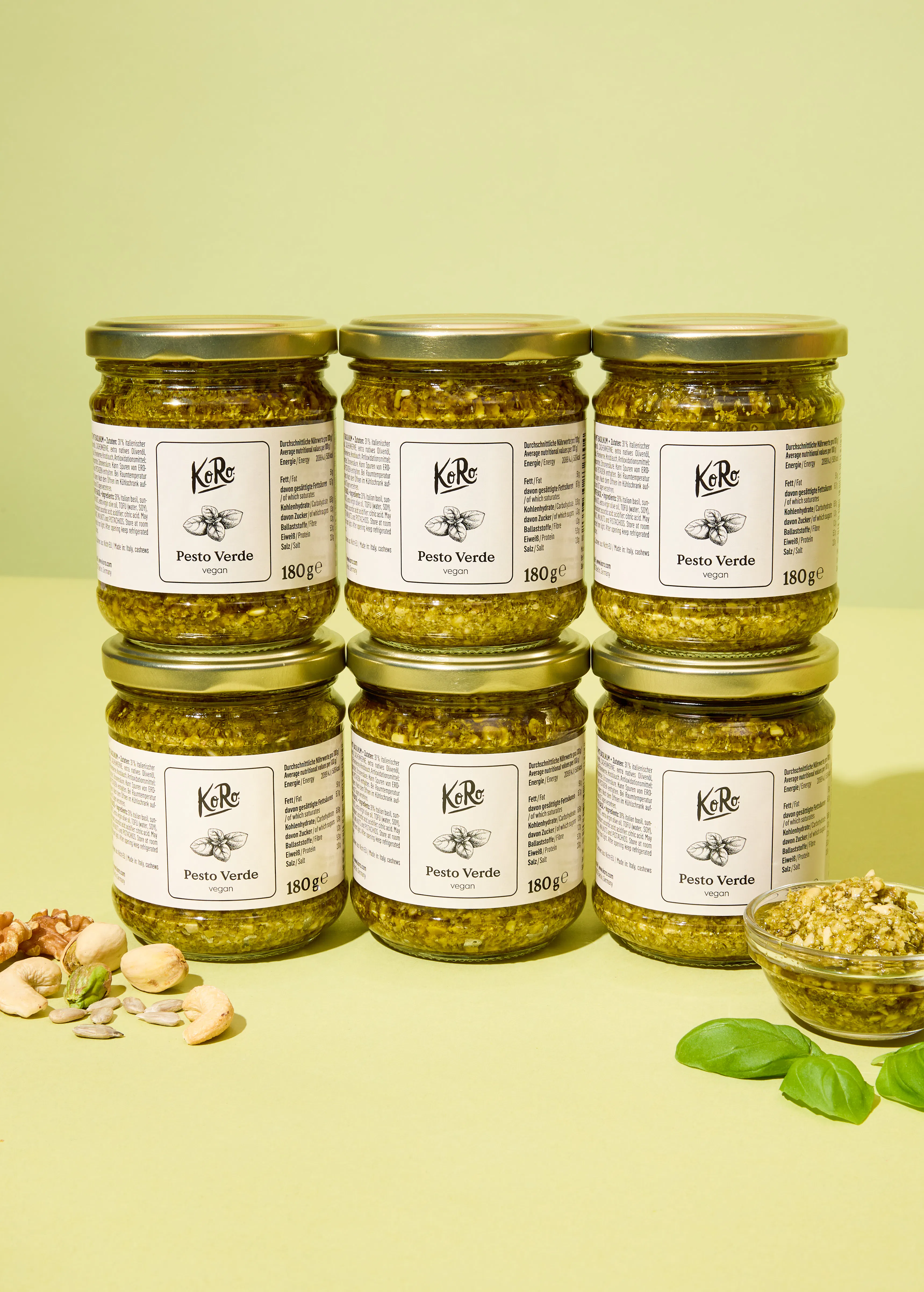 Veganes Pesto Verde 6 x 180 g