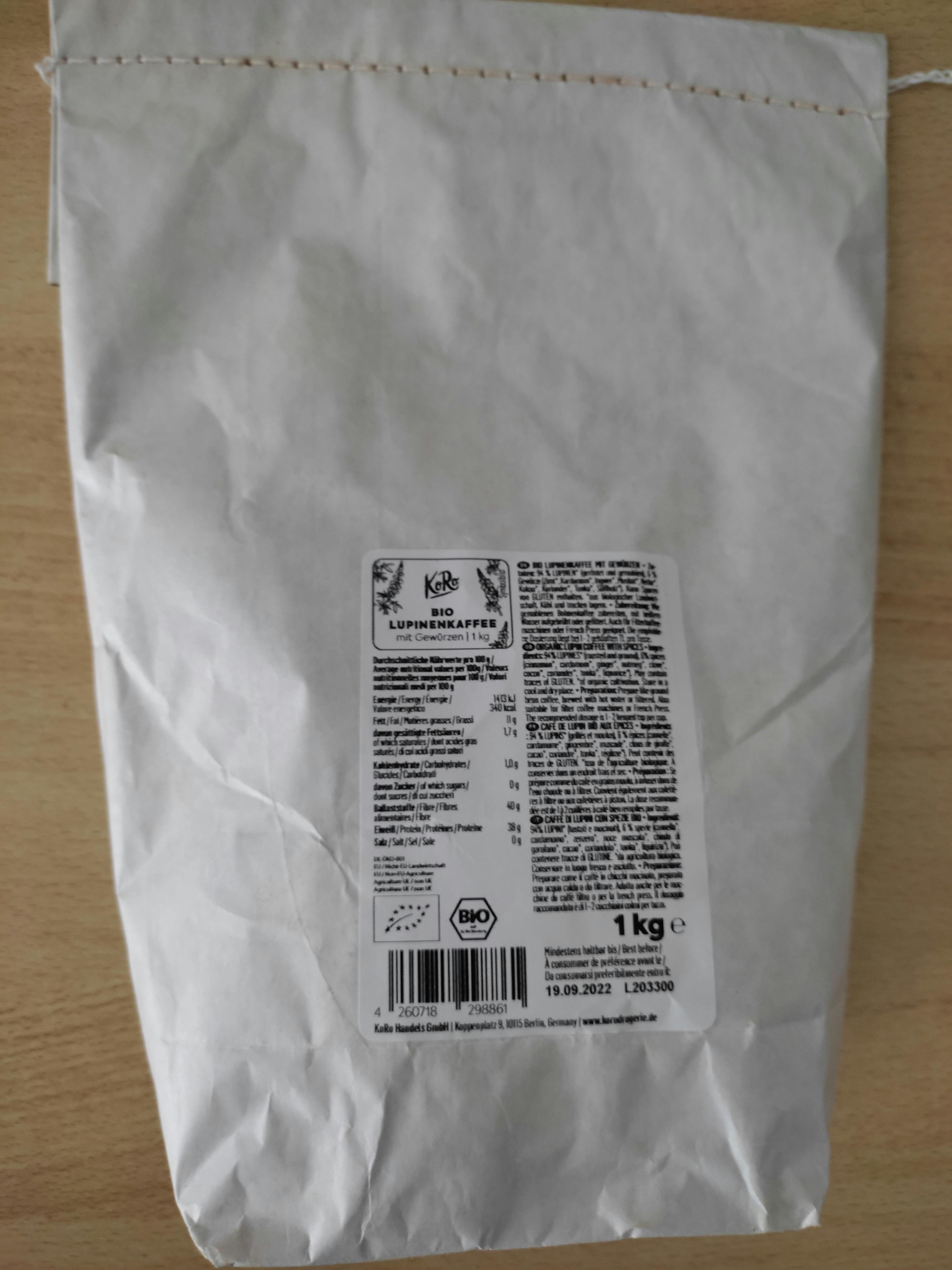 un sacchetto di farina con un etichetta che dice 1 kg