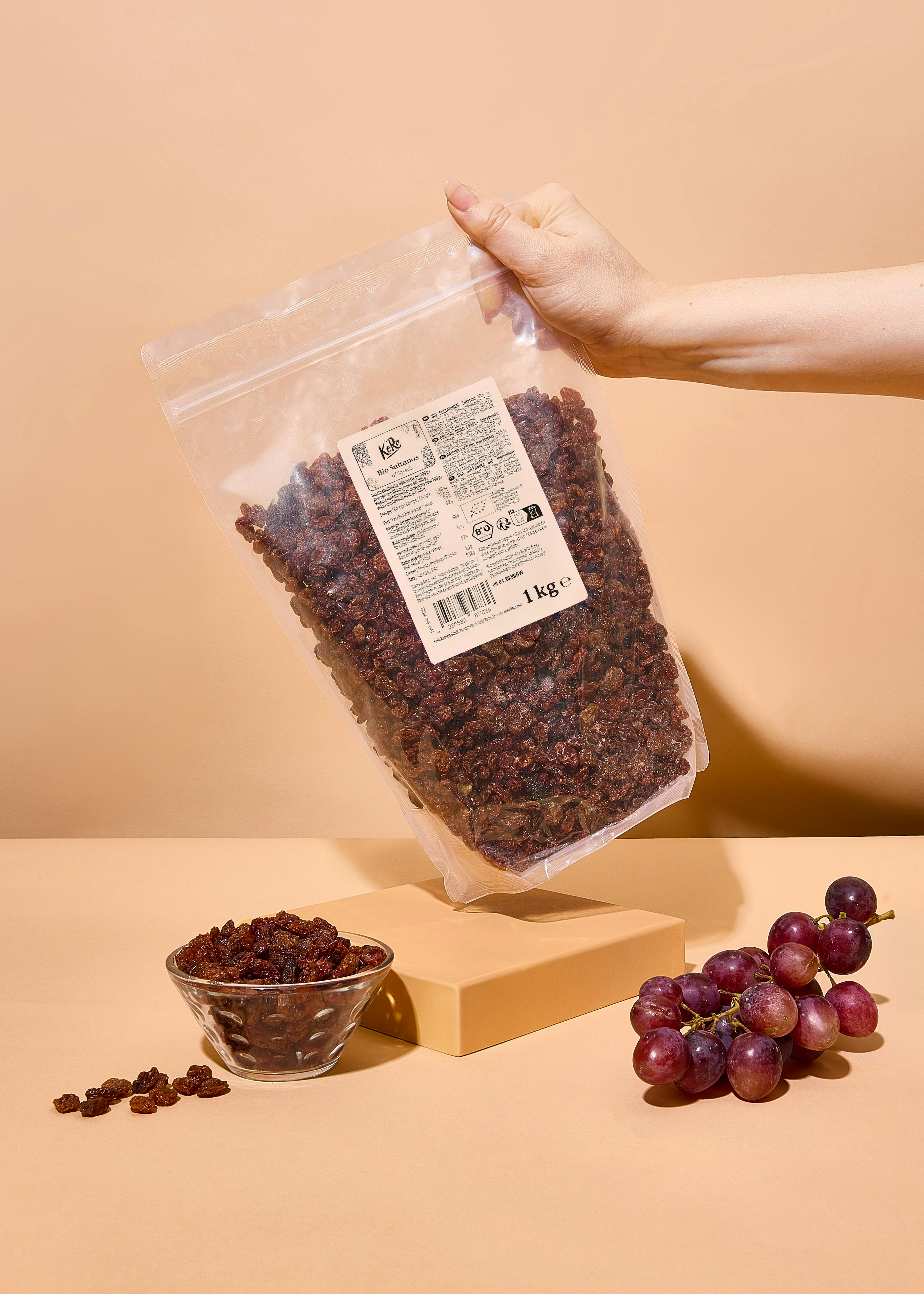 4255582817836 - Bio Sultanas 1 kg 4255582817836 - Bio Sultanas 1 kg