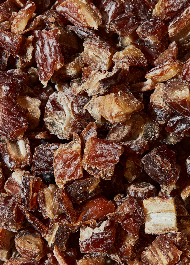 un gros plan d' un tas de bacon séché