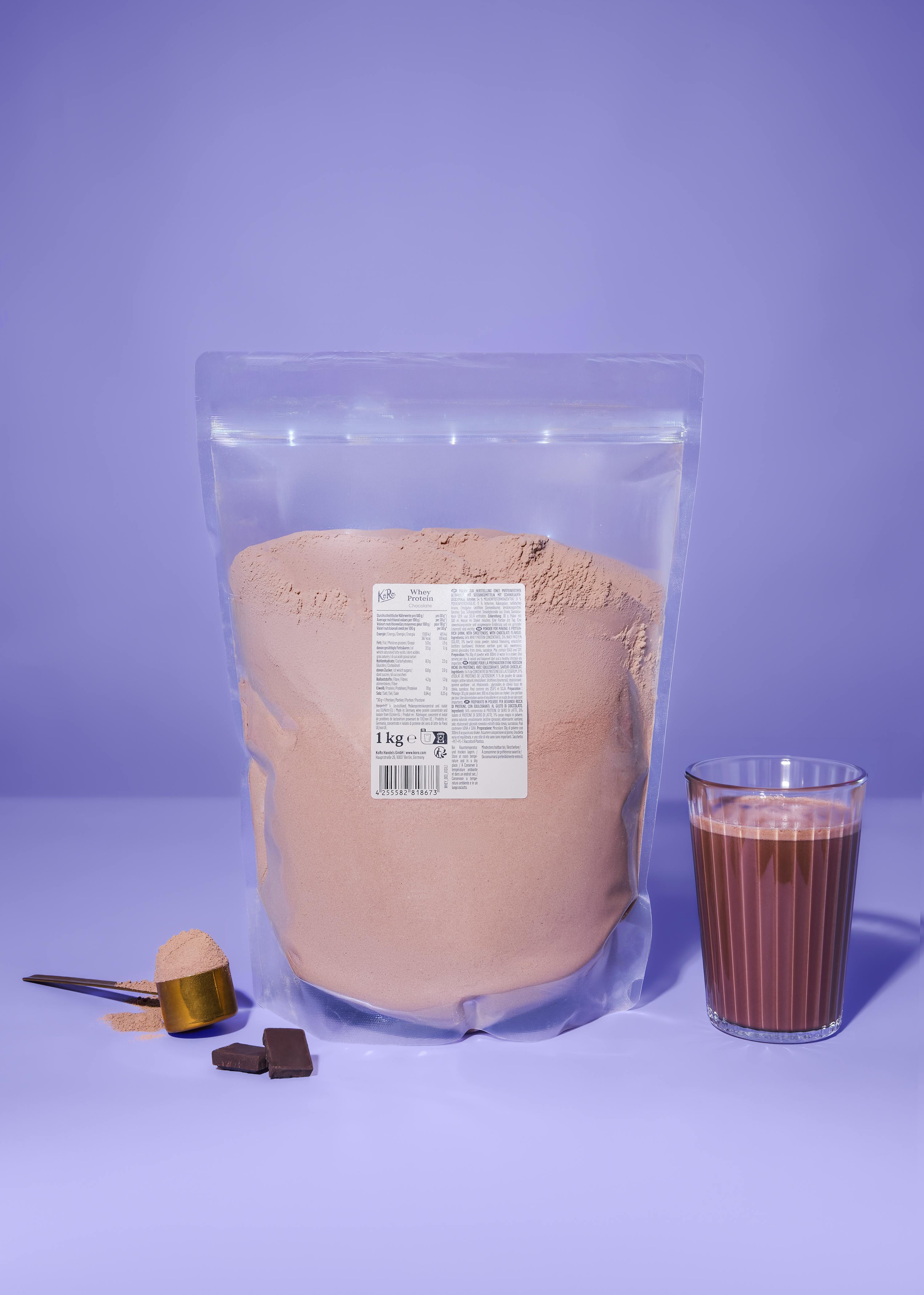 Whey protéine au chocolat 1 kg