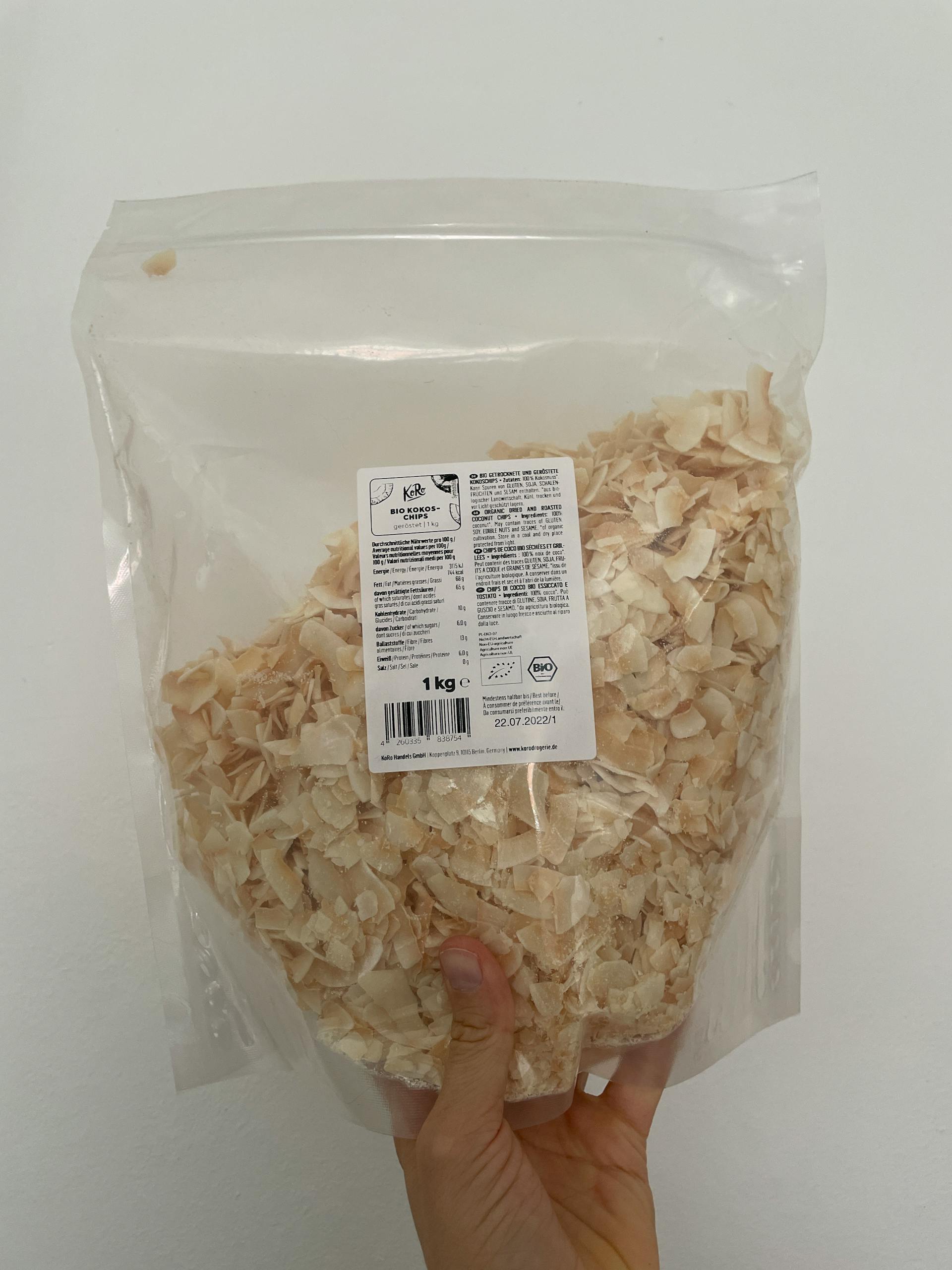 Bio Kokoschips geröstet kaufen | KoRo Germany