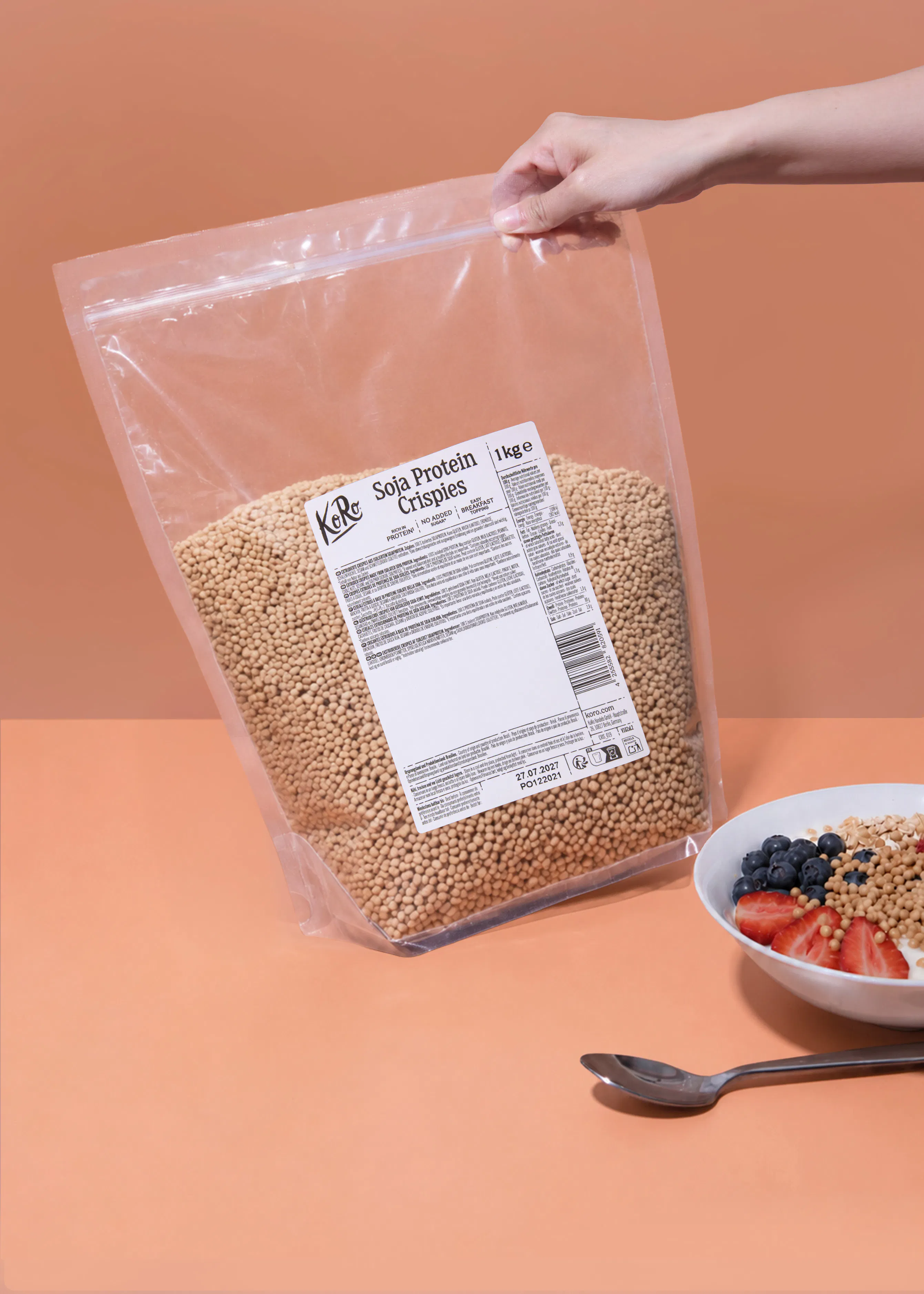 Soja crispies (90 %) 1 kg