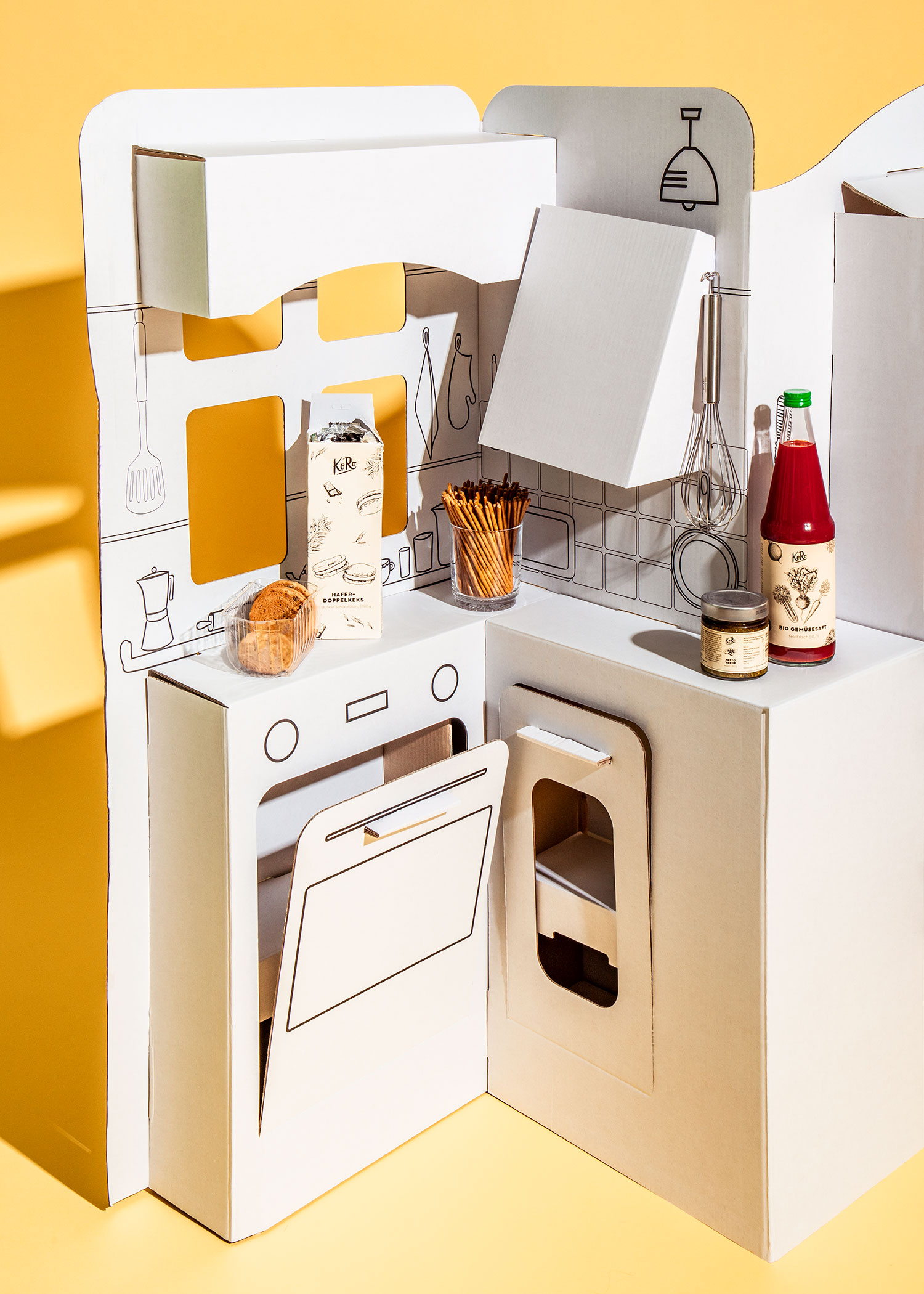 Cardboard kitchen deals for kids