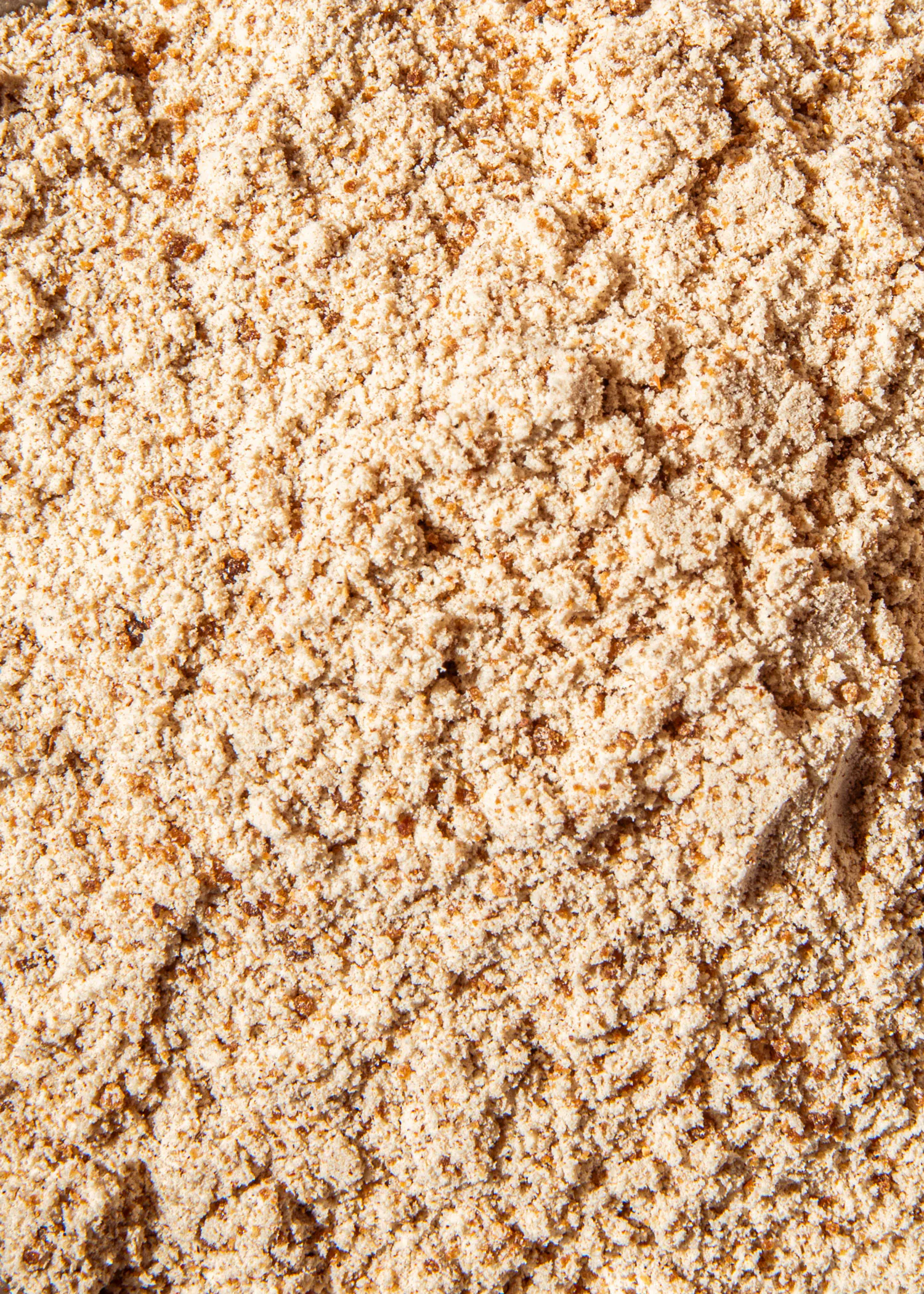 un gros plan d' un tas de farine blanche