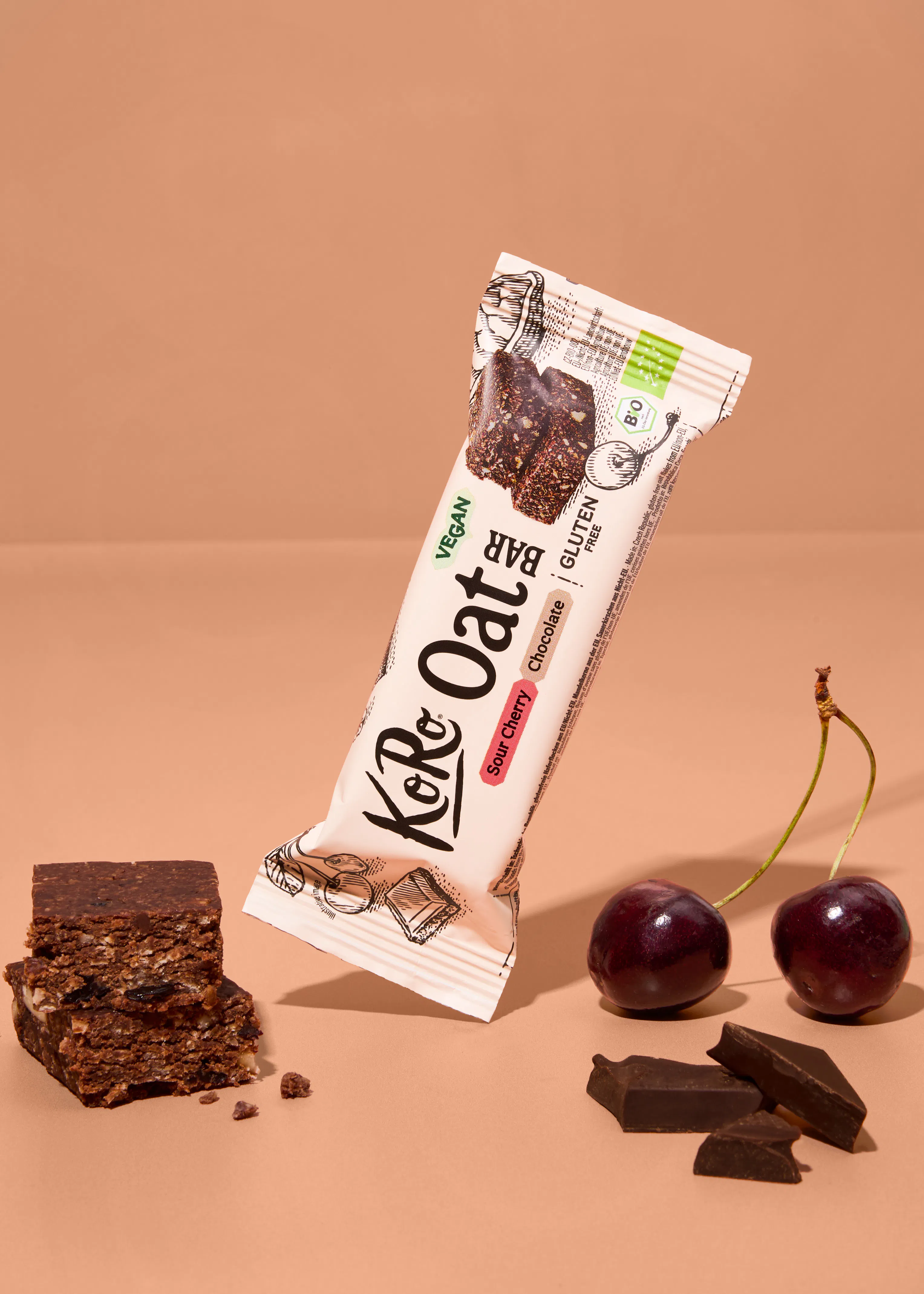 Bio flapjack sour cherry chocolate | 60 g
