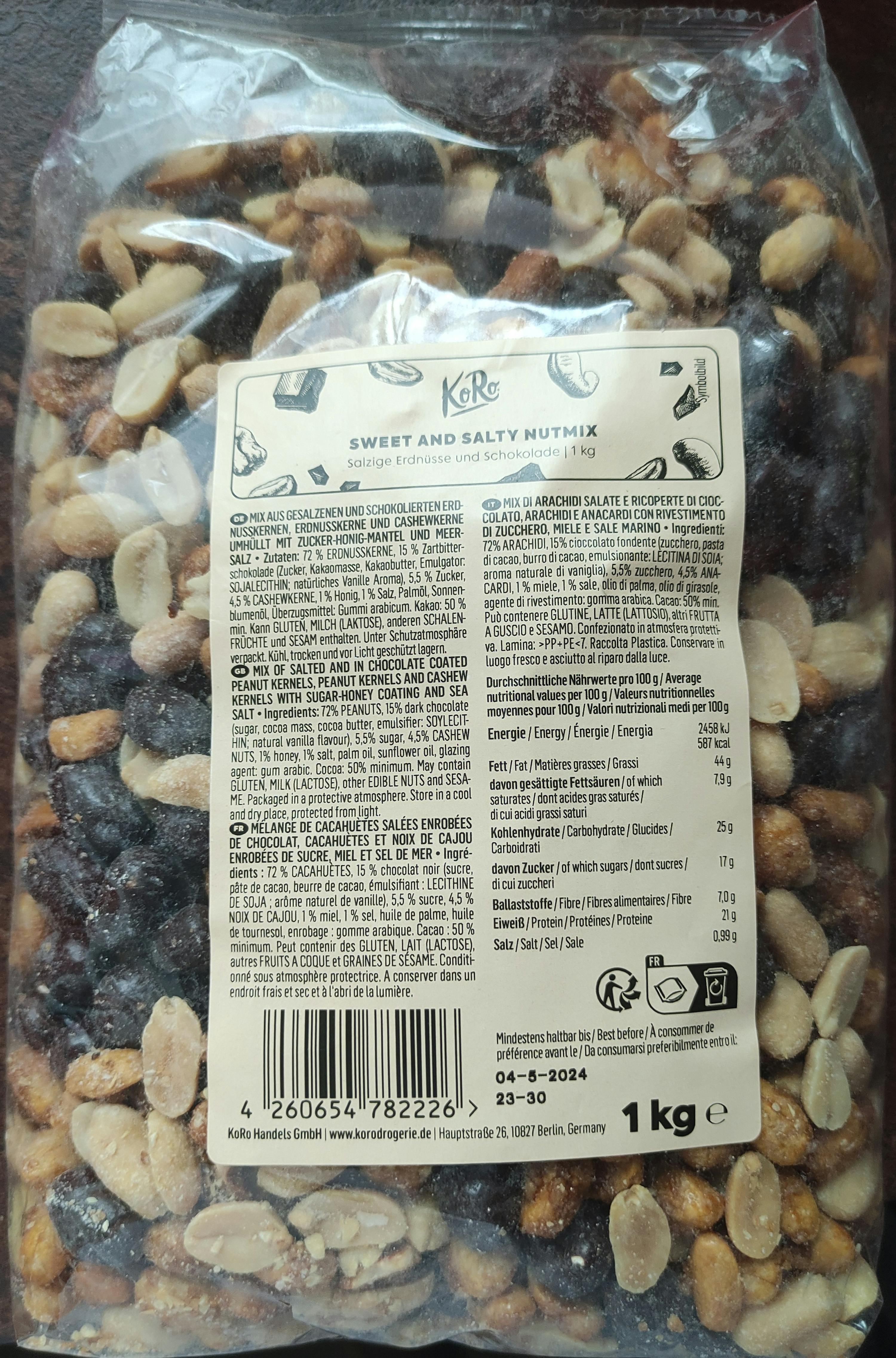 Mix Frutos Secos Tostado y Salado X 1 Kilo - Mix Kernels Toasted And Salted  X 2.2 lb (Pack of 3)