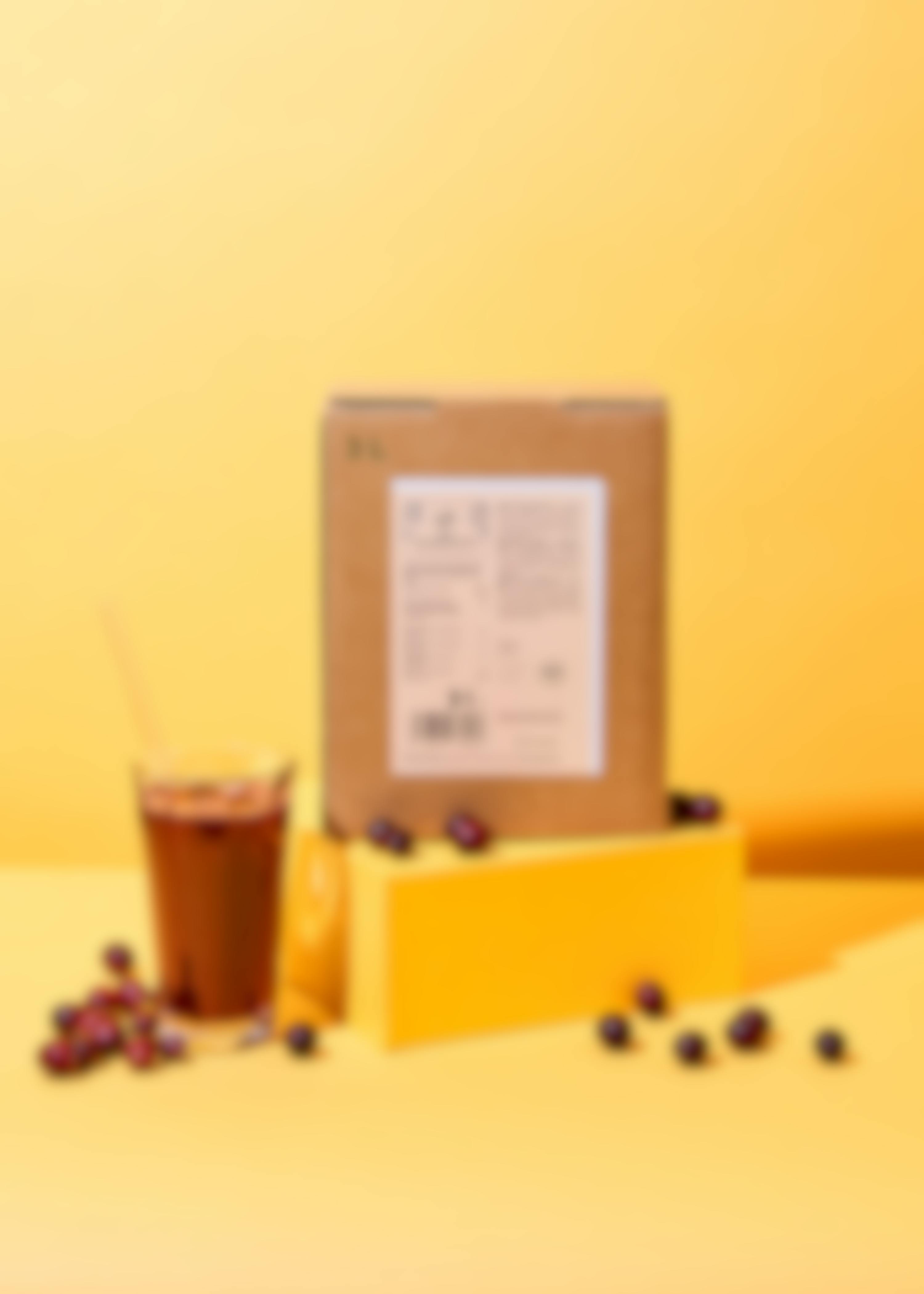 Organic cranberry juice bag-in-box 3L