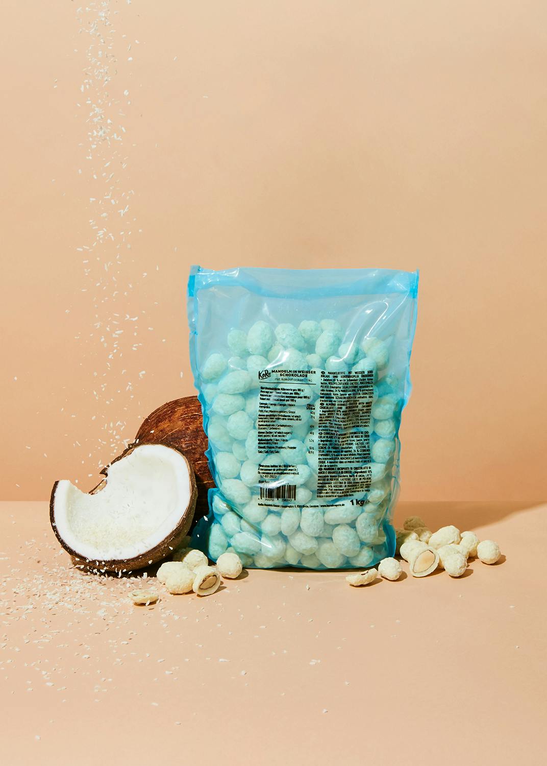 Almonds in white chocolate with coconut 1kg Almonds in white chocolate with coconut 1kg