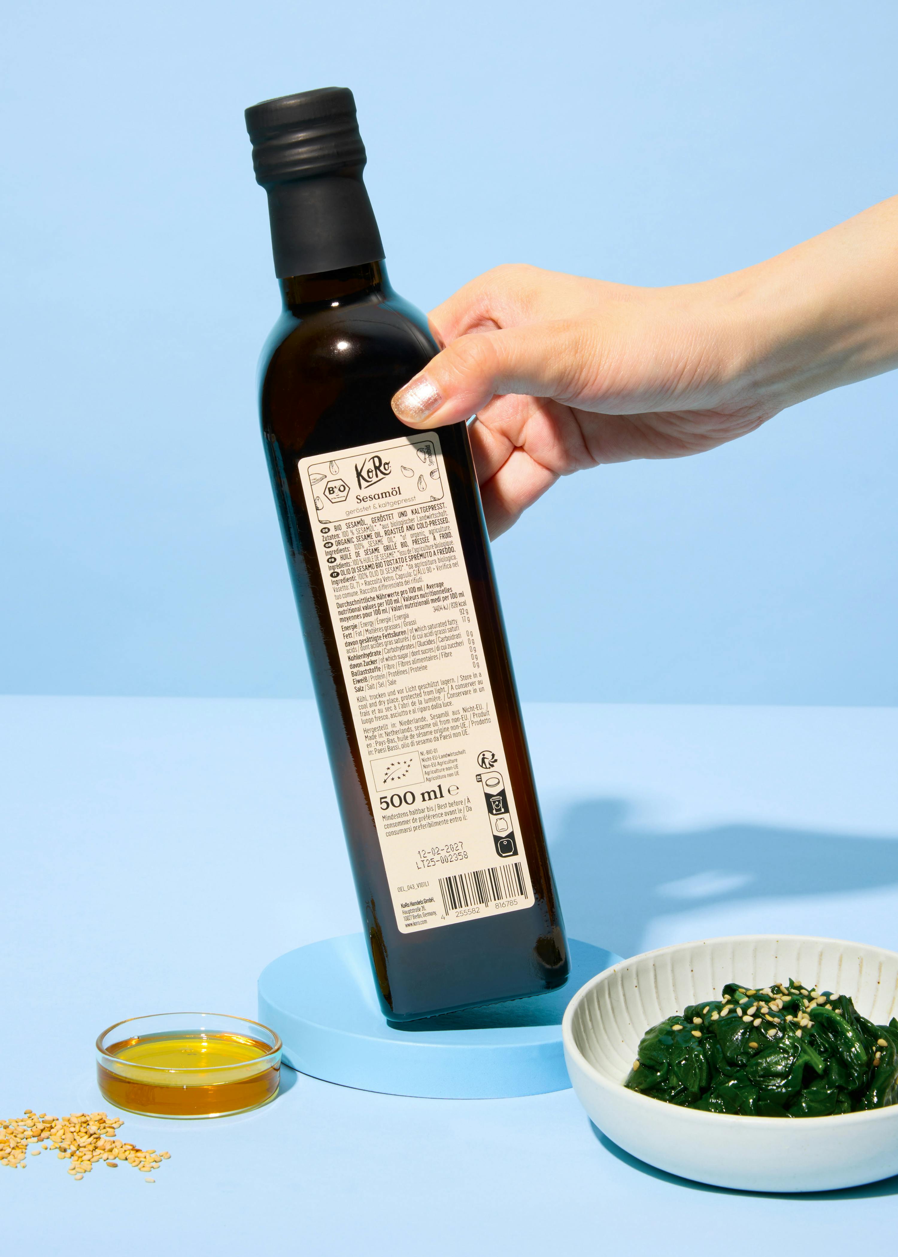 4255582816785 - Bio Sesamöl 500 ml 4255582816785 - Bio Sesamöl 500 ml