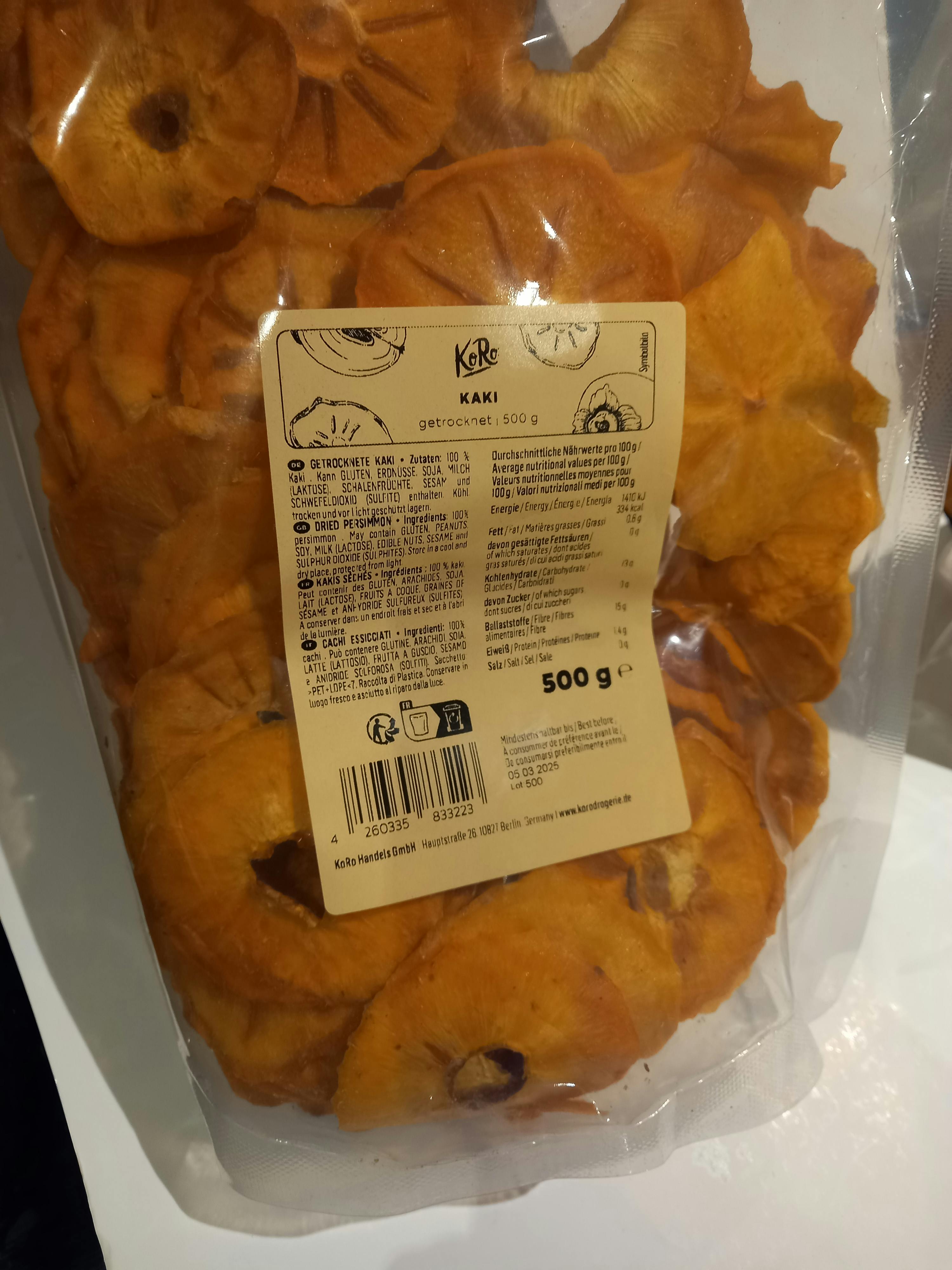 eine Nahaufnahme einer verpackten Bananenscheibe