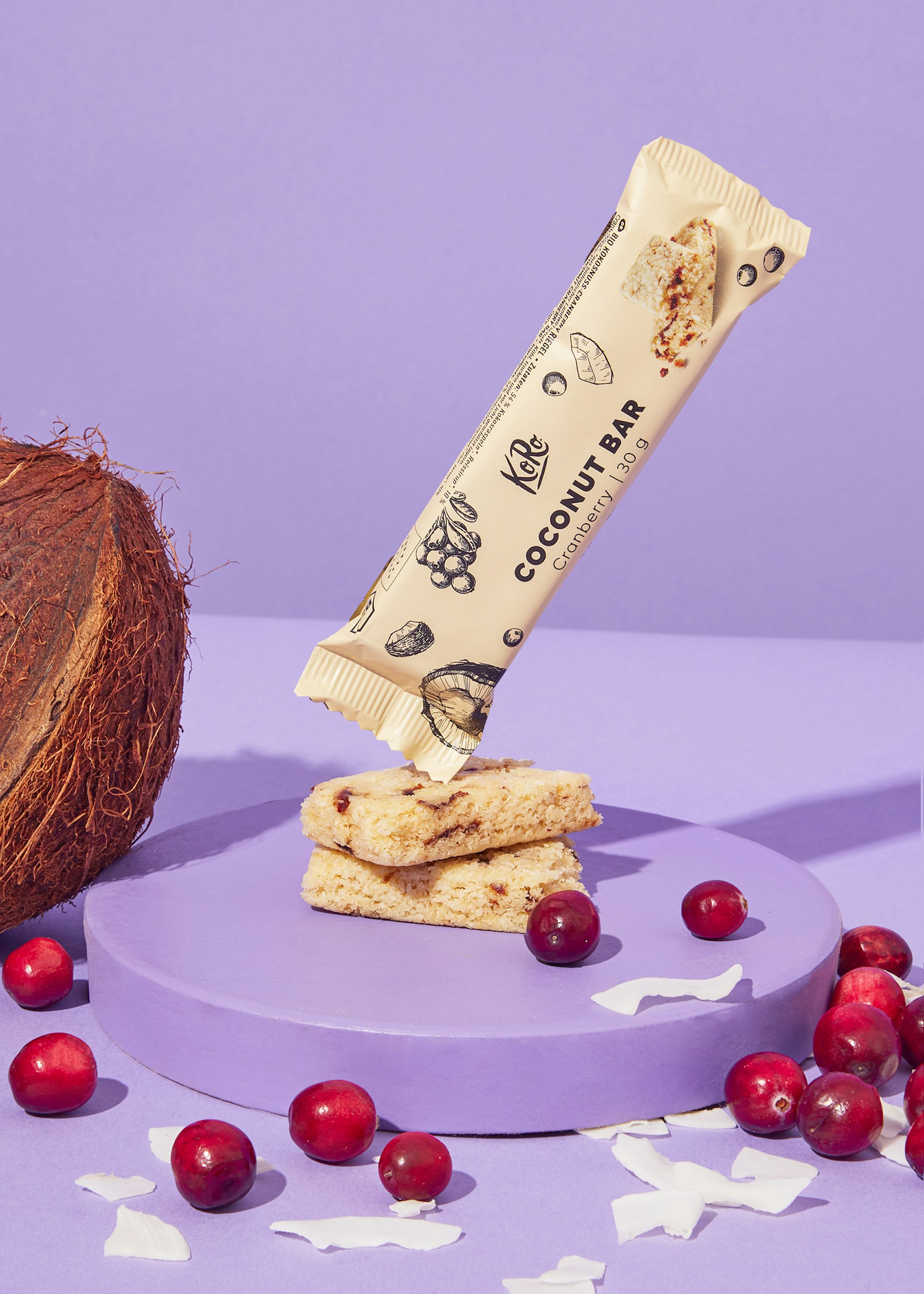 Bio Coconut Bar Cranberry kaufen KoRo Germany