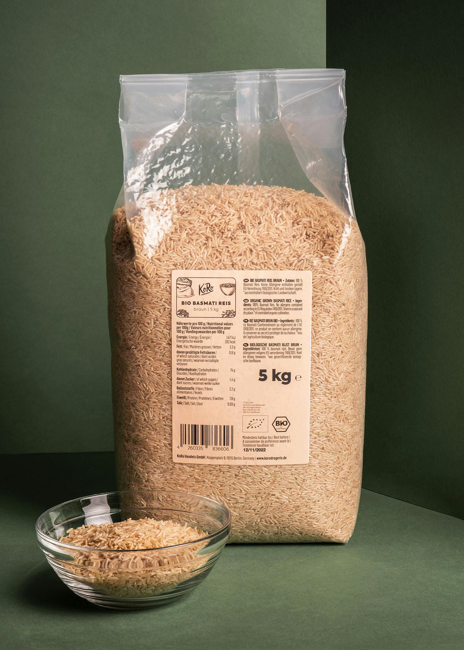 Telemacos Emulatie gips Koop biologische bruine Basmati Rijst in topkwaliteit en goedkoop | KoRo |  KoRo Nederland