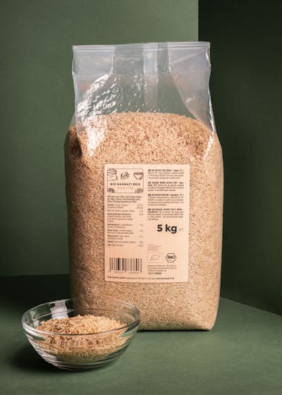 Riz basmati brun bio 5 kg