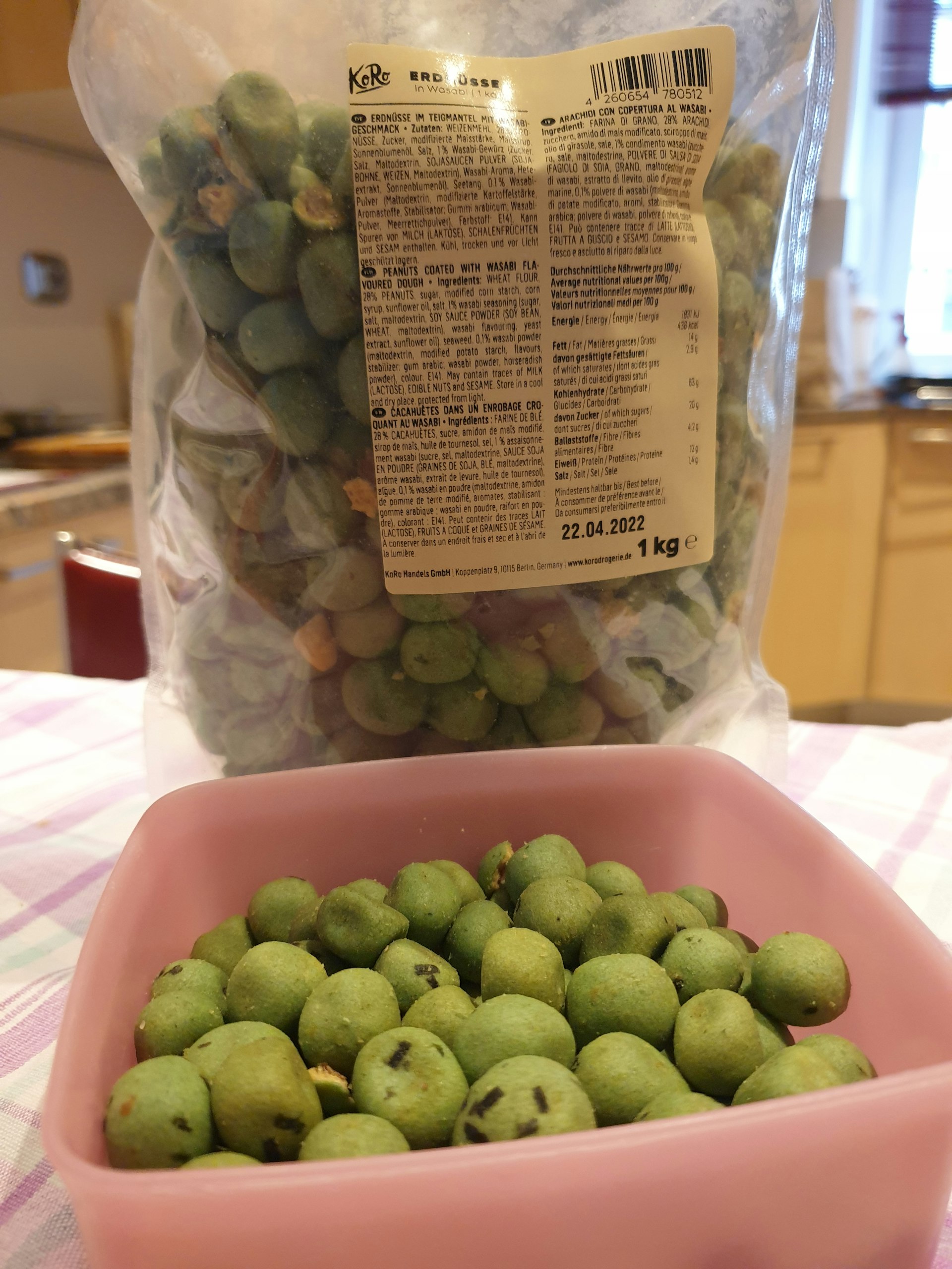 Arachidi al wasabi acquista ora! KoRo Italy