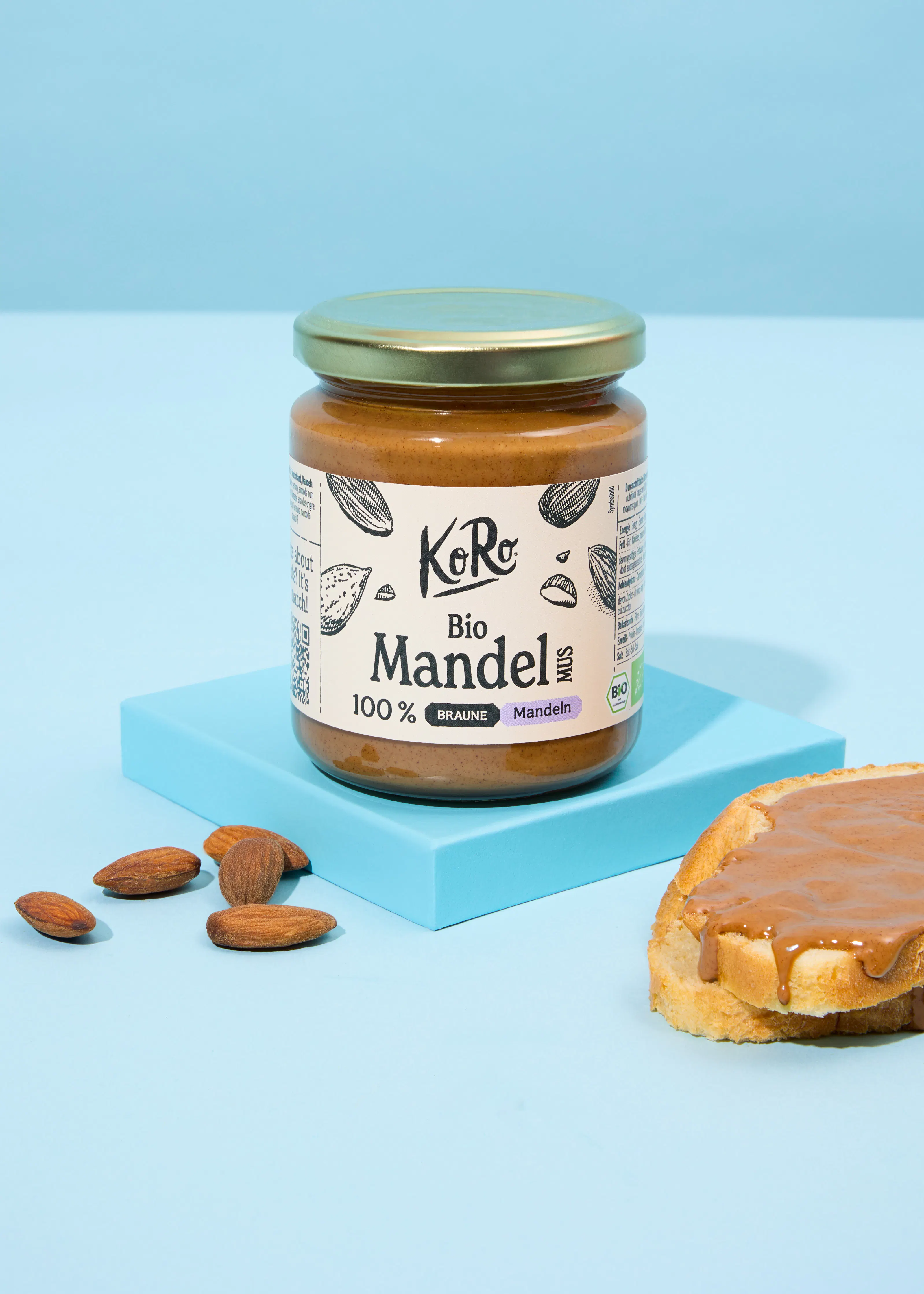 Crema di mandorle scura bio | 250 g